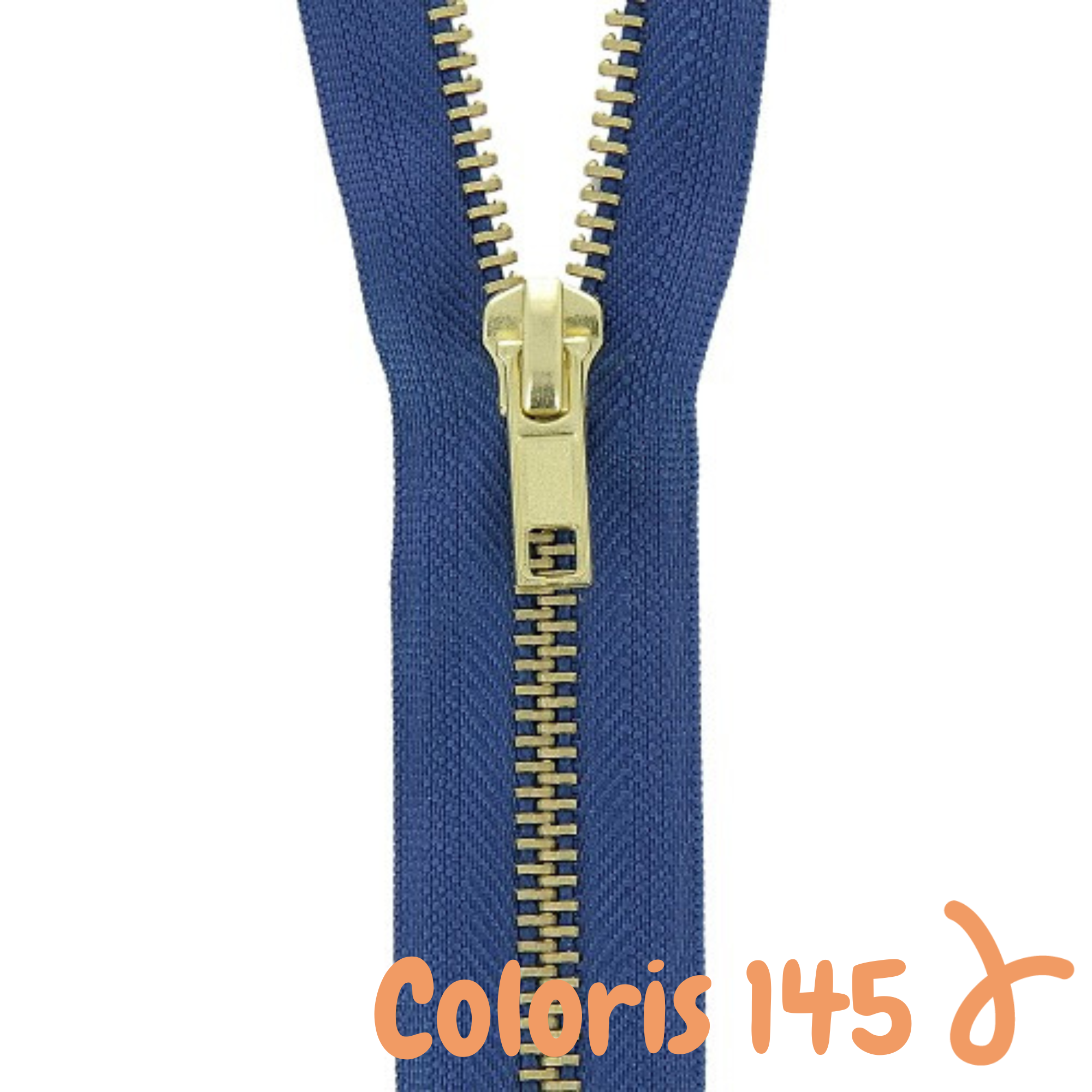 Zip métal séparable - 55 cm