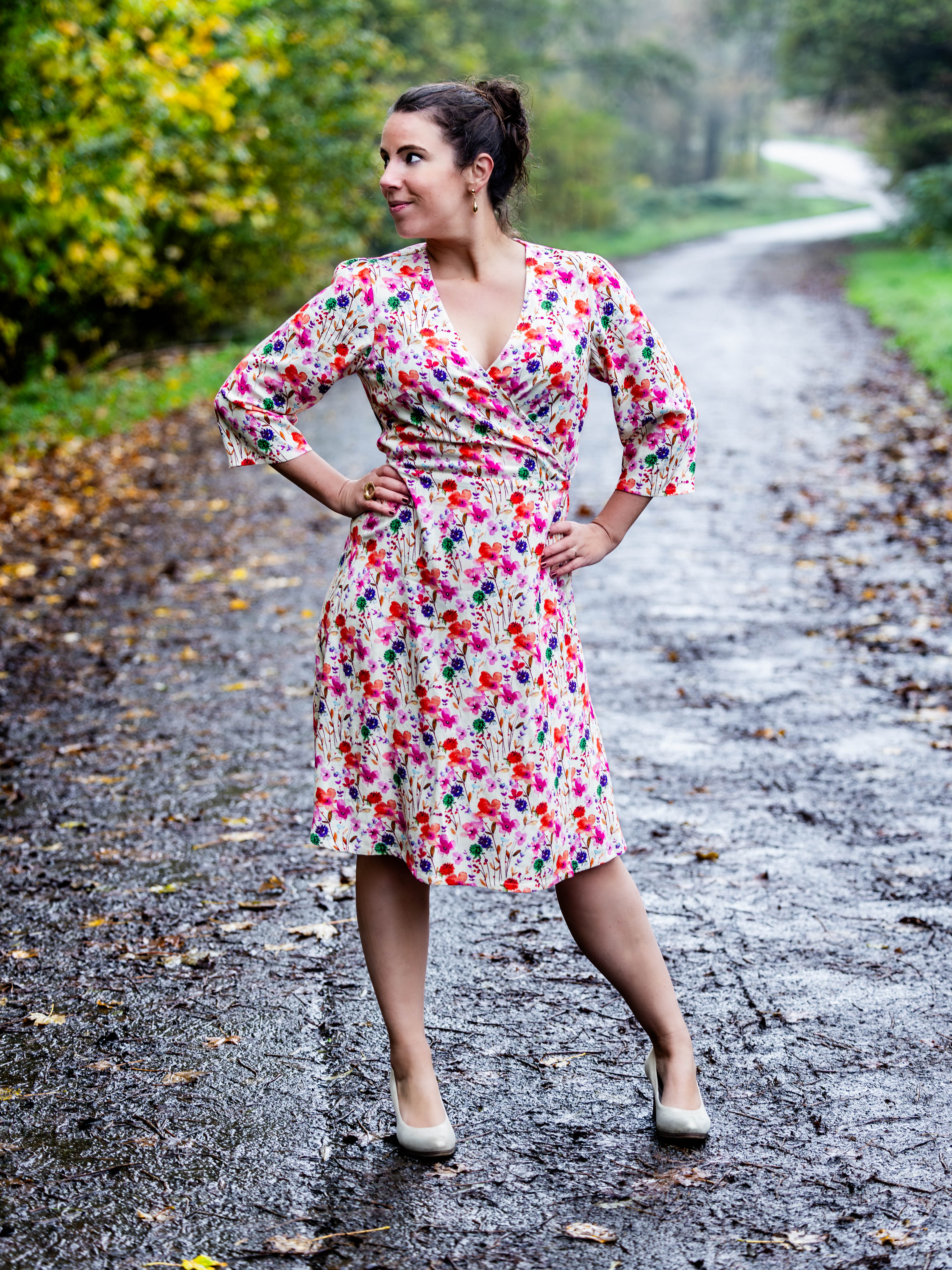 MANDARINE : la robe / blouse portefeuille - FEMME