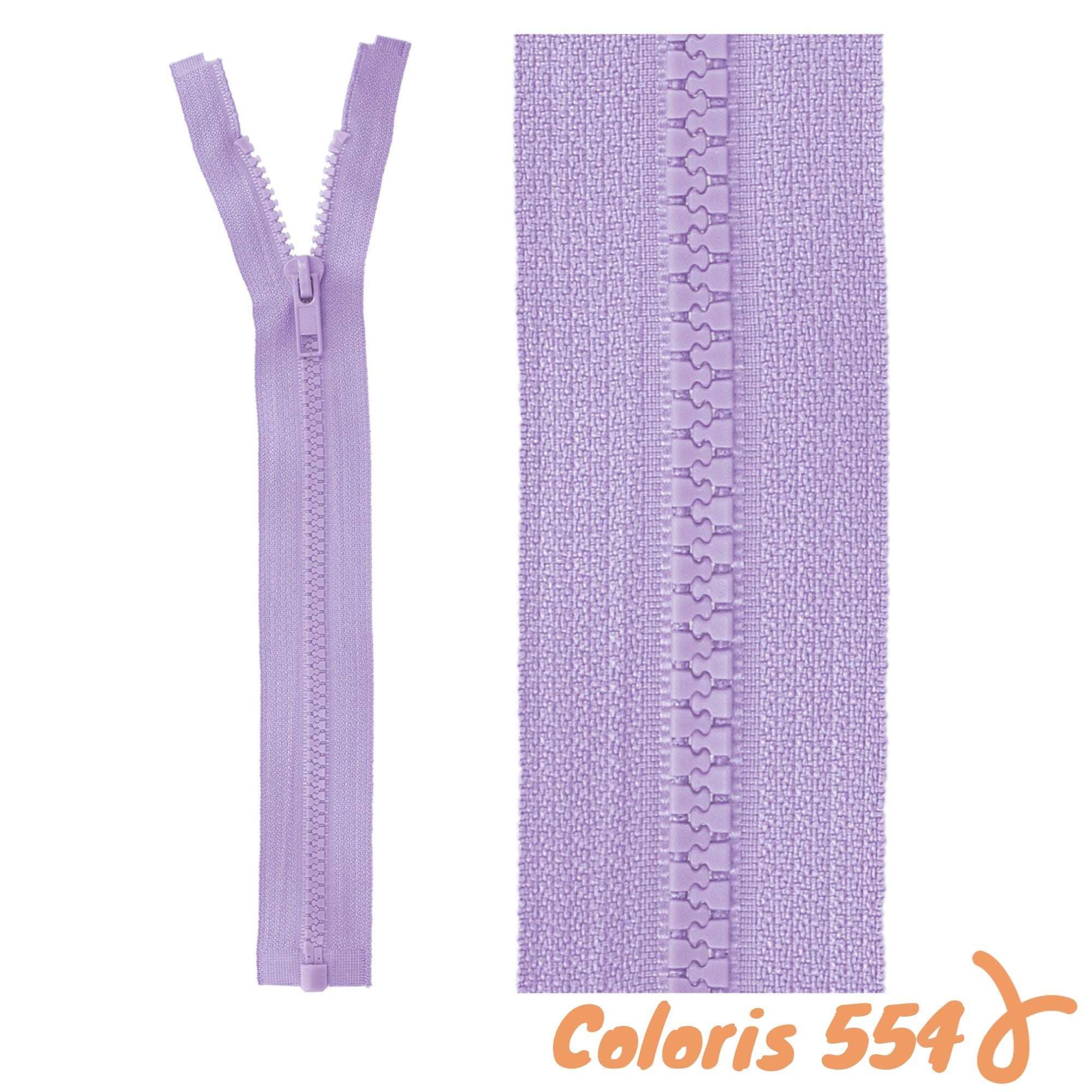 Zip séparable - 40 cm