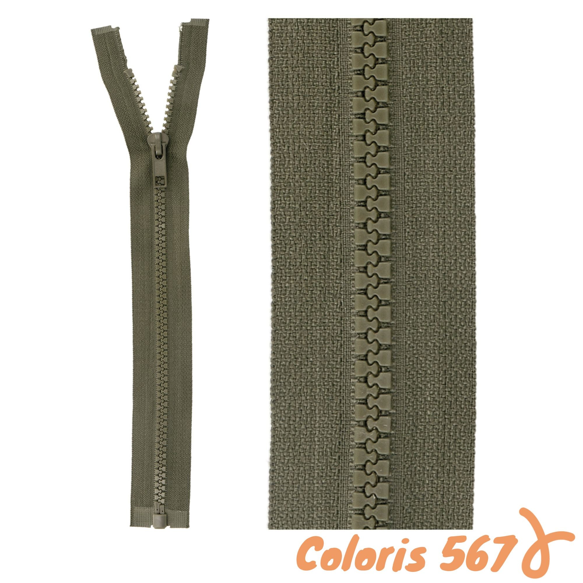 Zip séparable - 35 cm