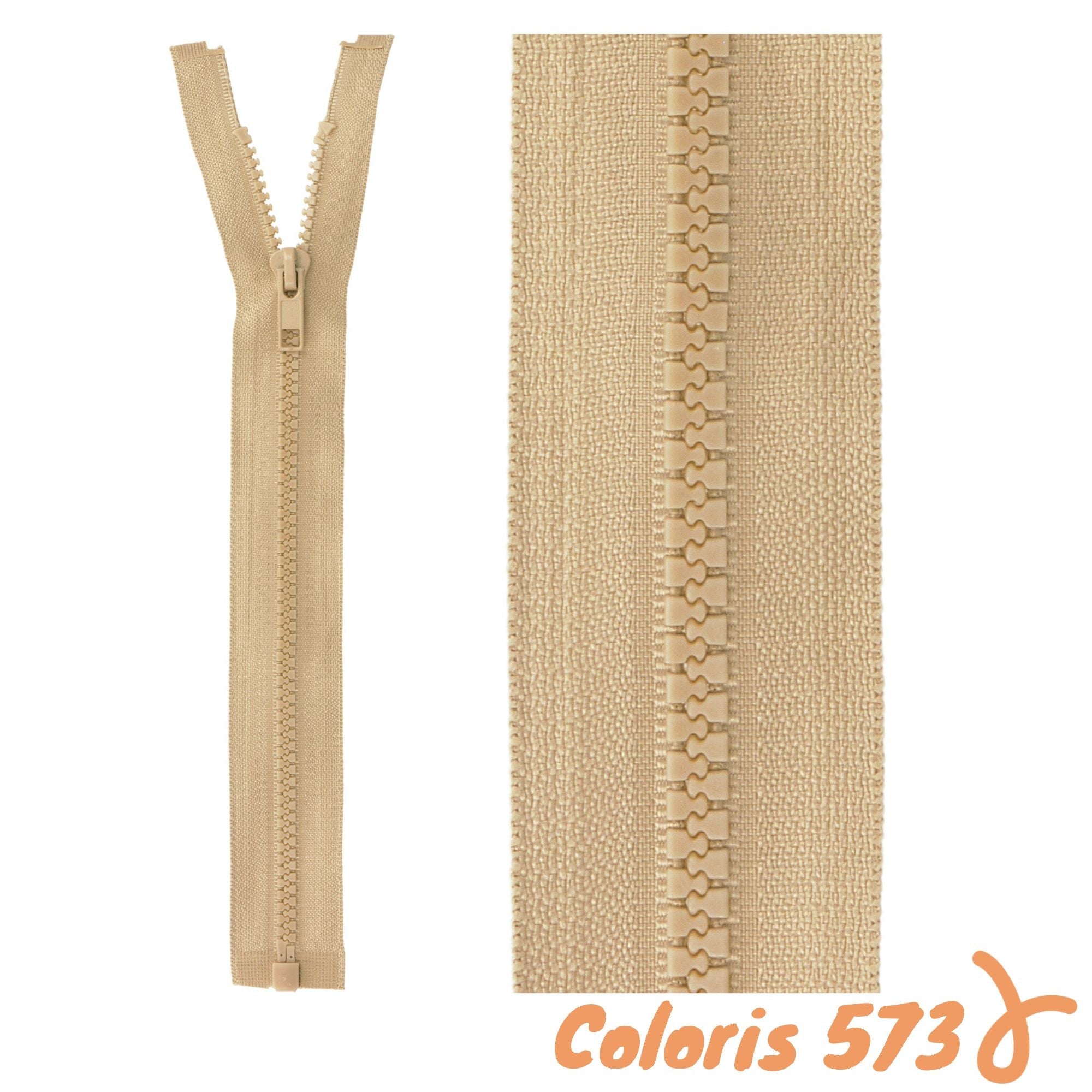 Zip séparable - 80 cm