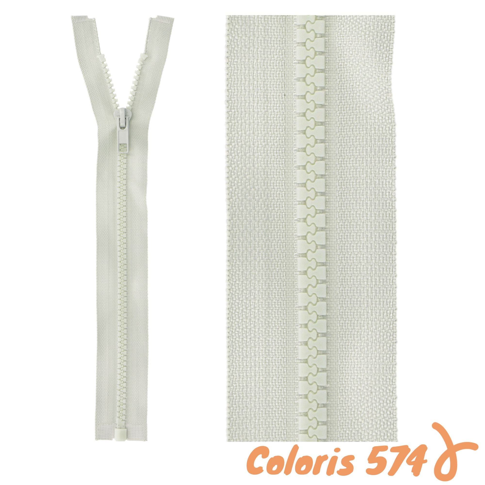 Zip séparable - 60 cm