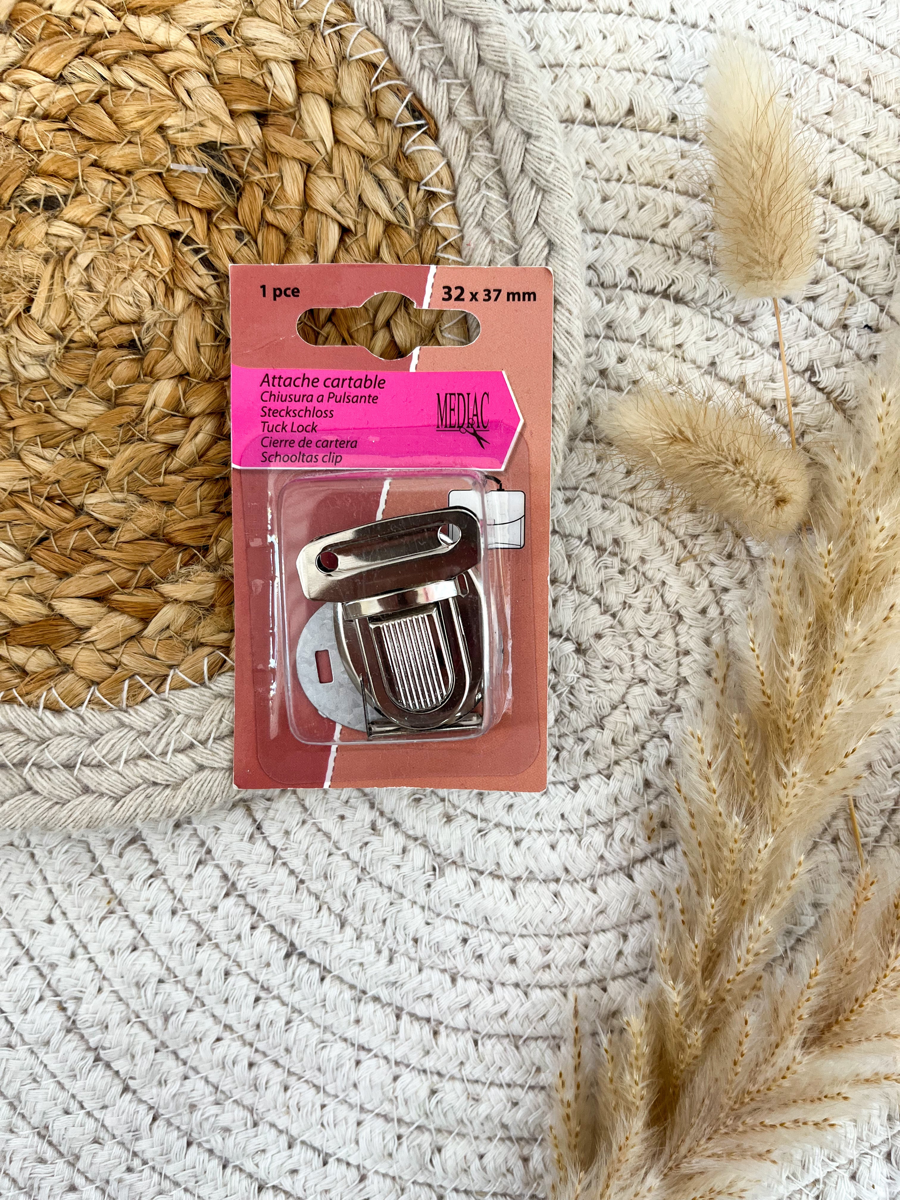 Attaches cartable - plusieurs coloris