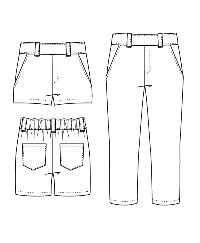 KUMQUAT FEMME - le short bermuda pantalon
