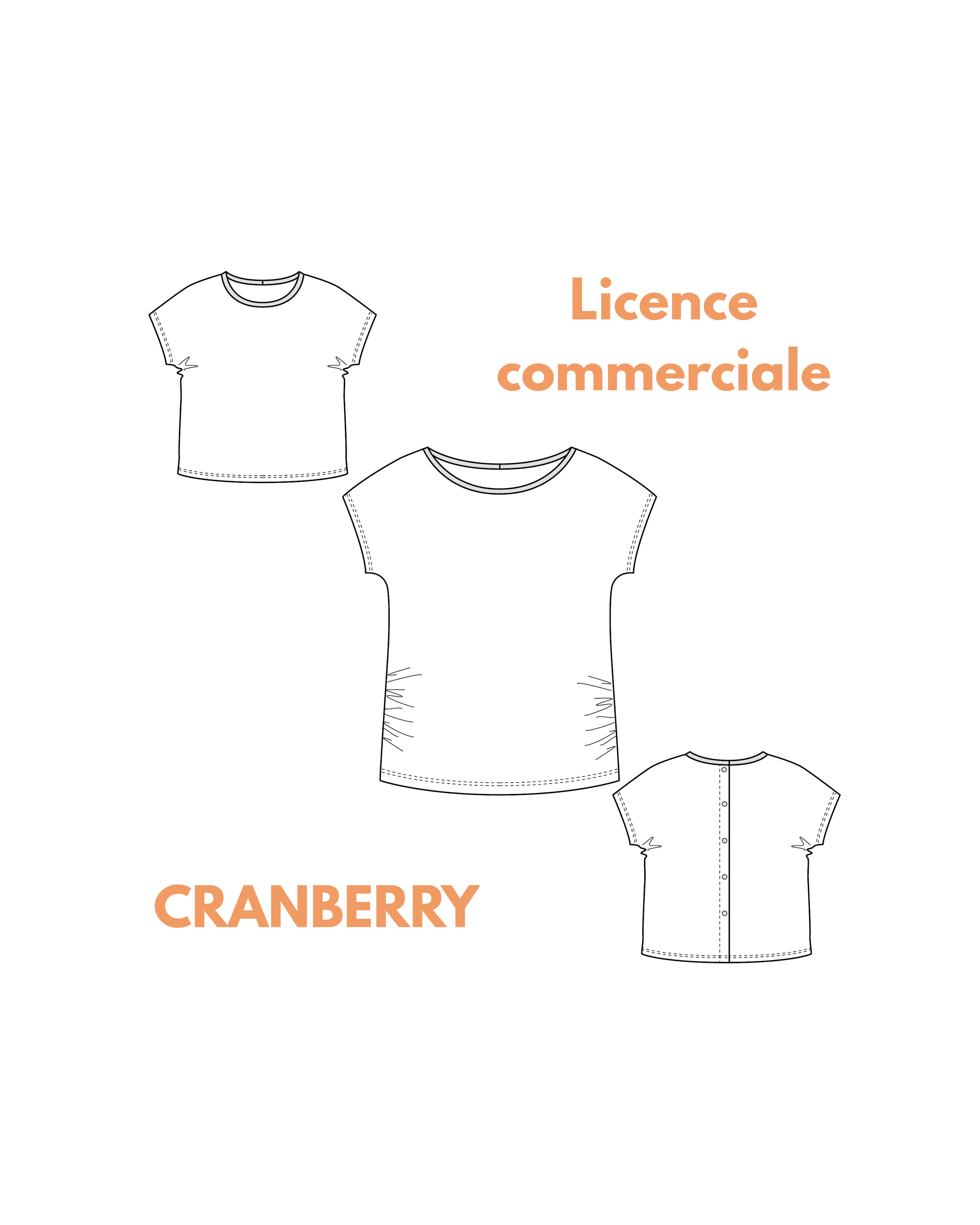 Licence commerciale CRANBERRY