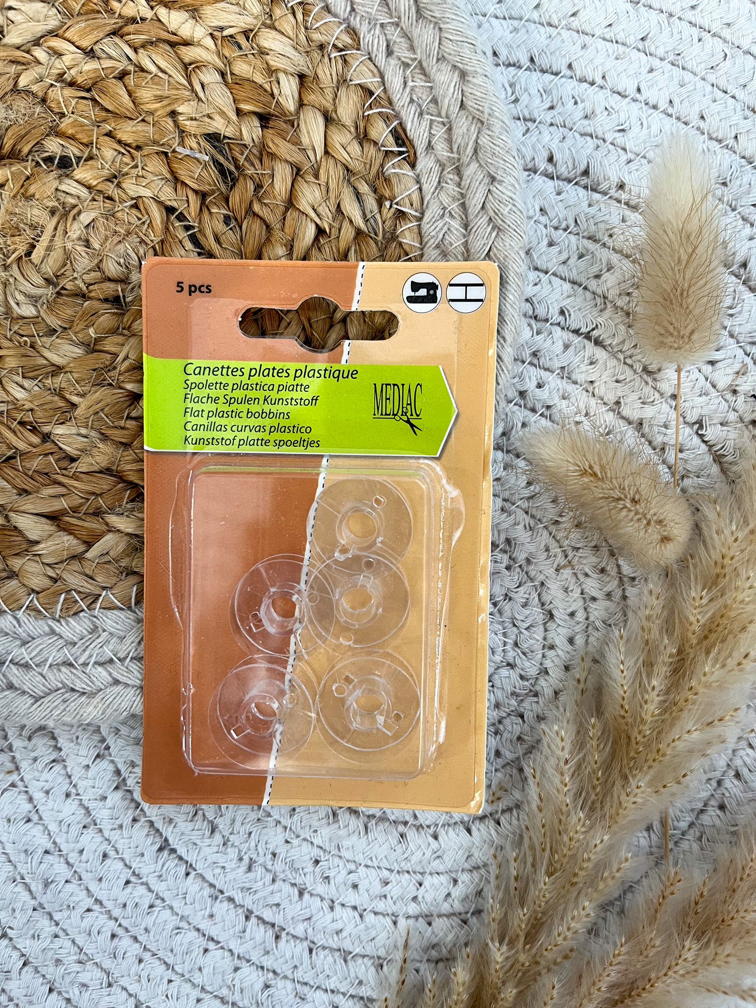 Canettes en plastique plates - 5 pièces