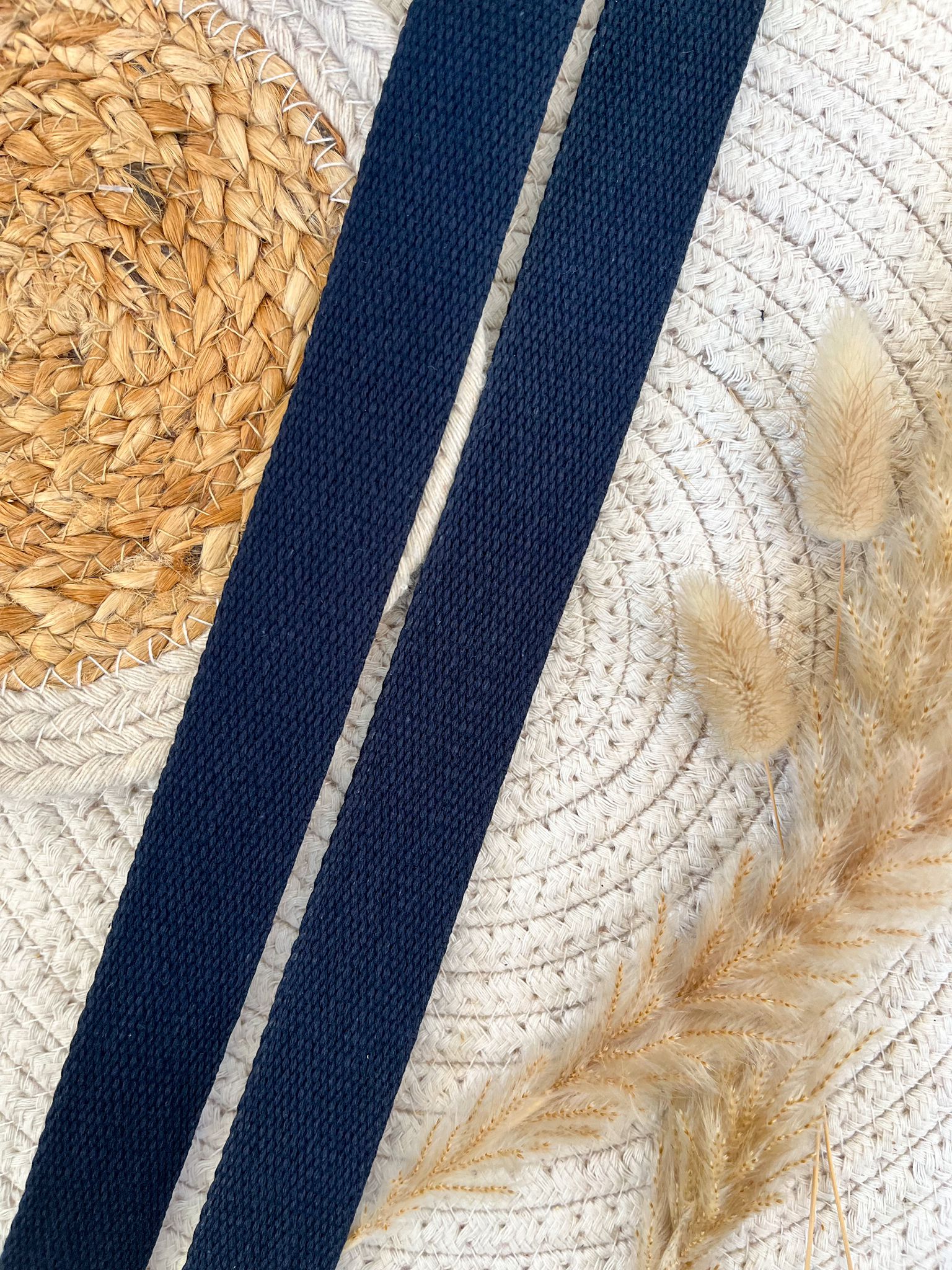 Sangle 100% coton - bleu marine