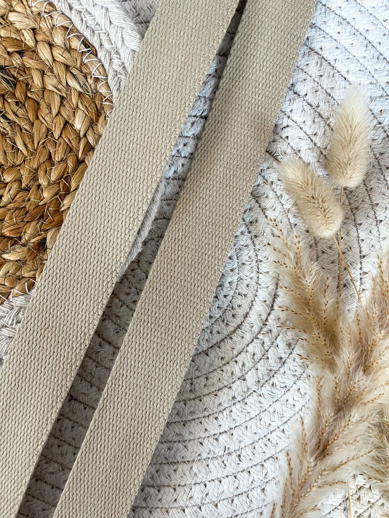 Sangle 100% coton - sable