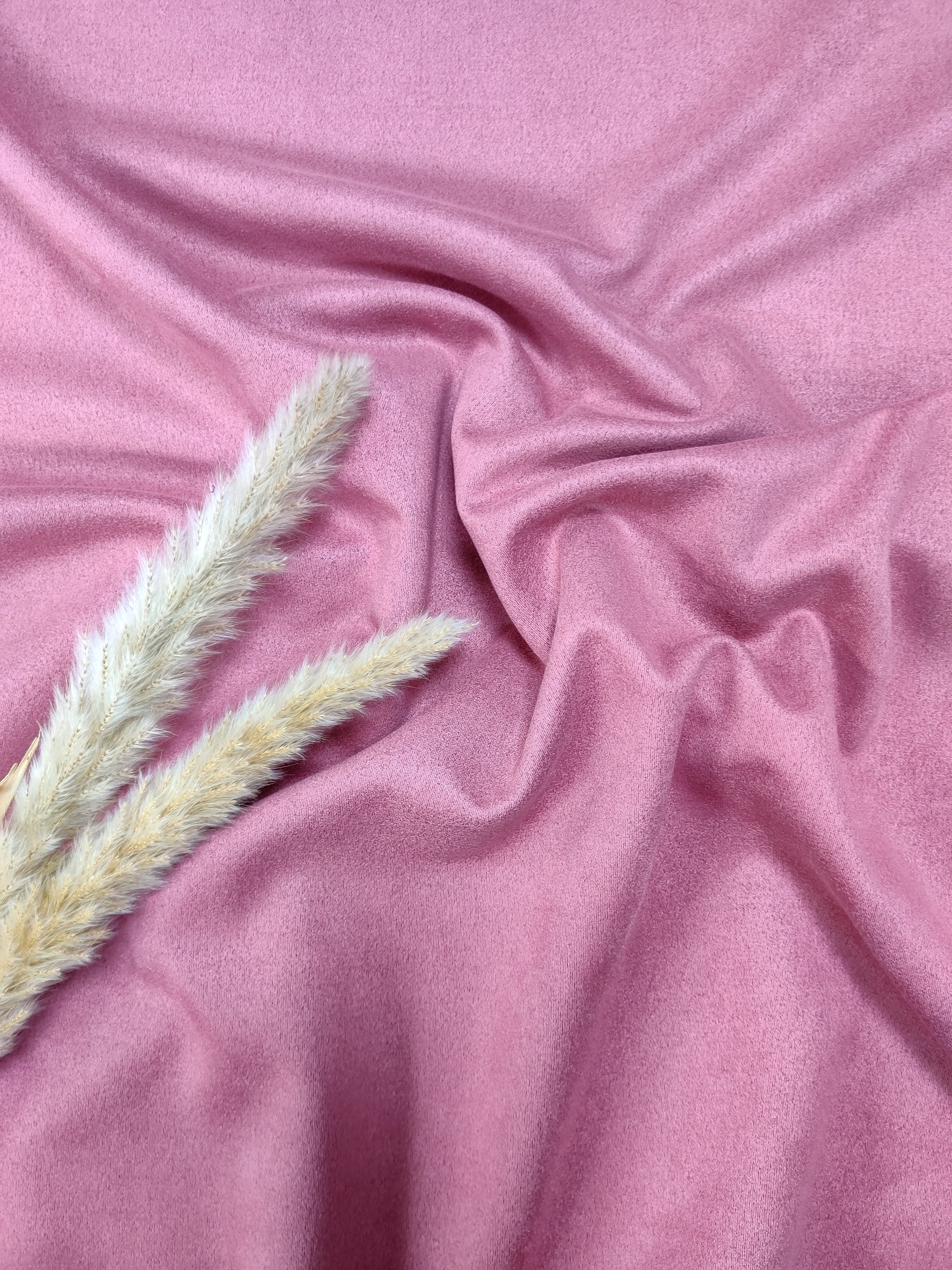 Suédine stretch - Rose