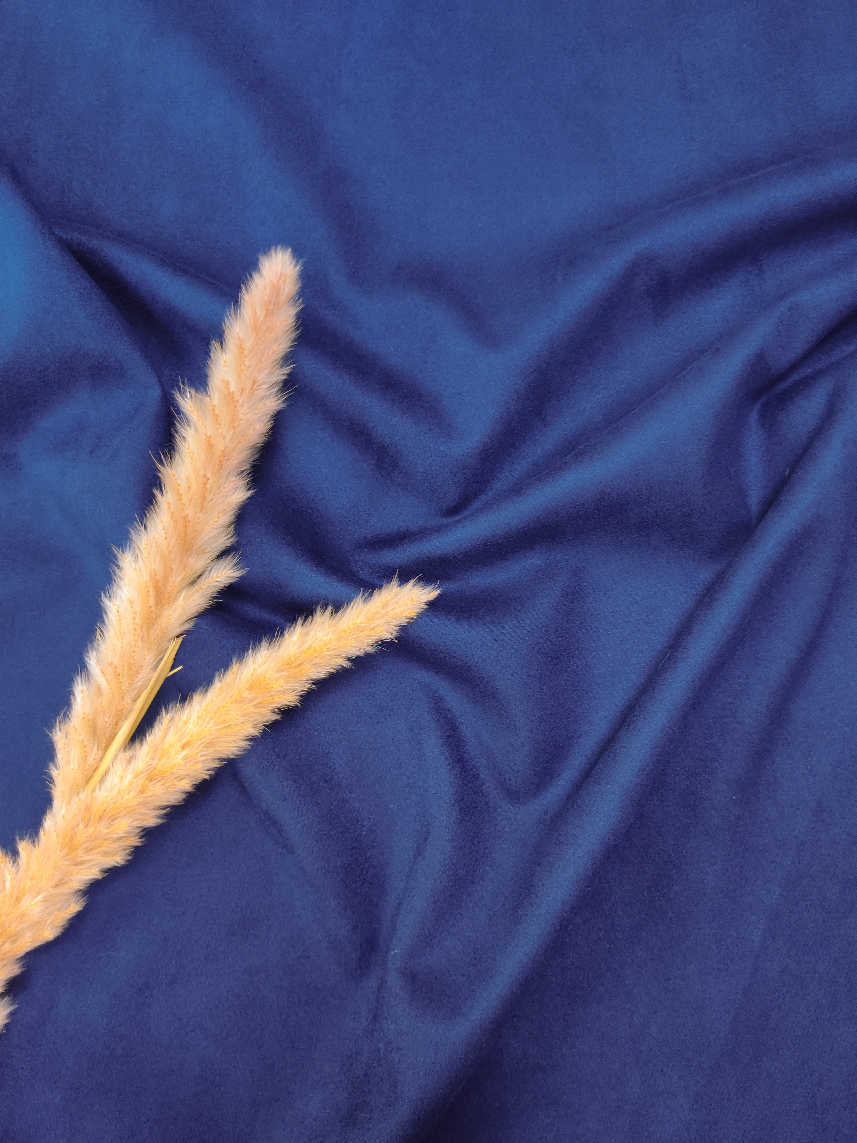 Suédine stretch - Bleu marine