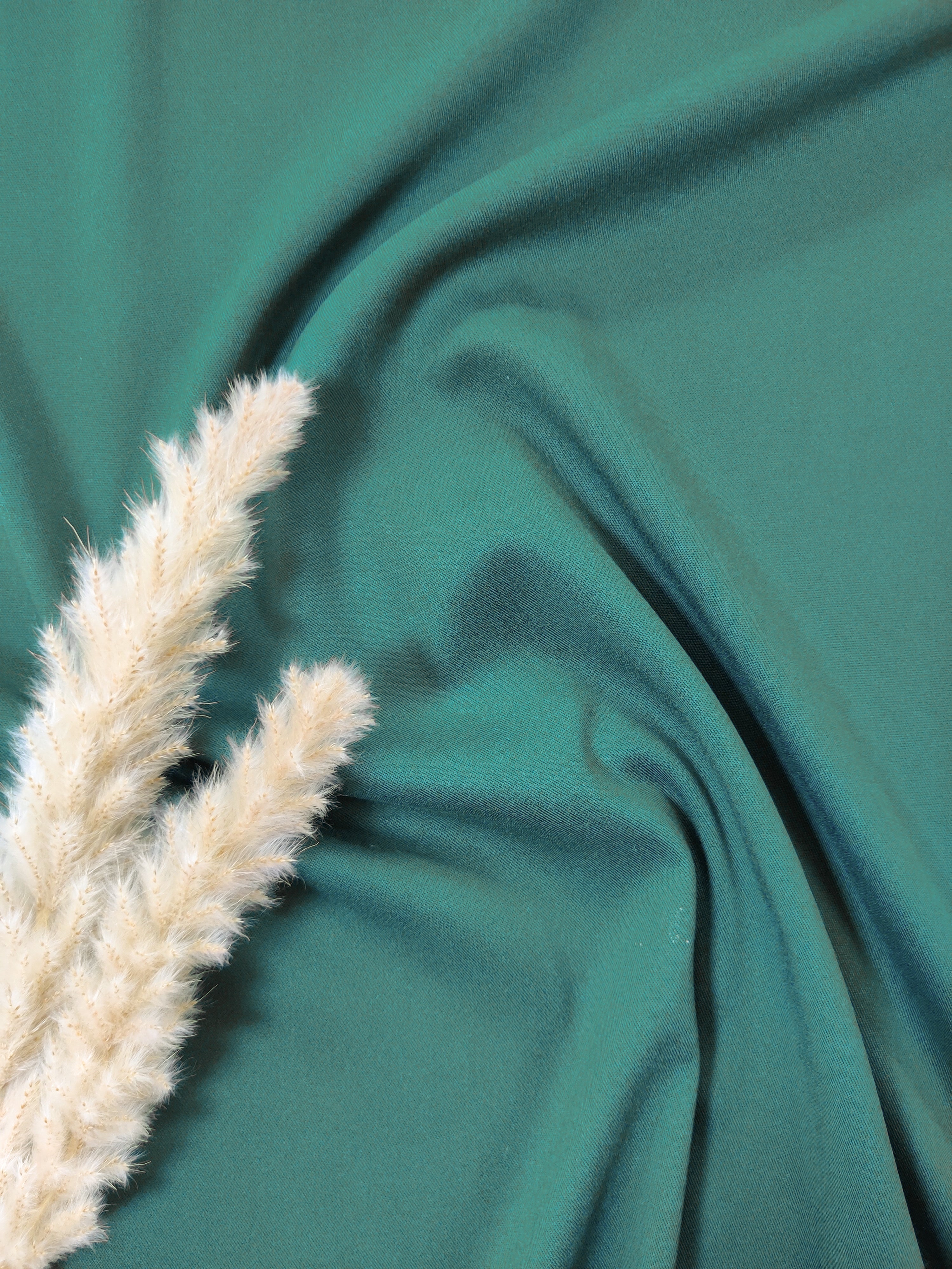 Twill de viscose - Vert bouteille