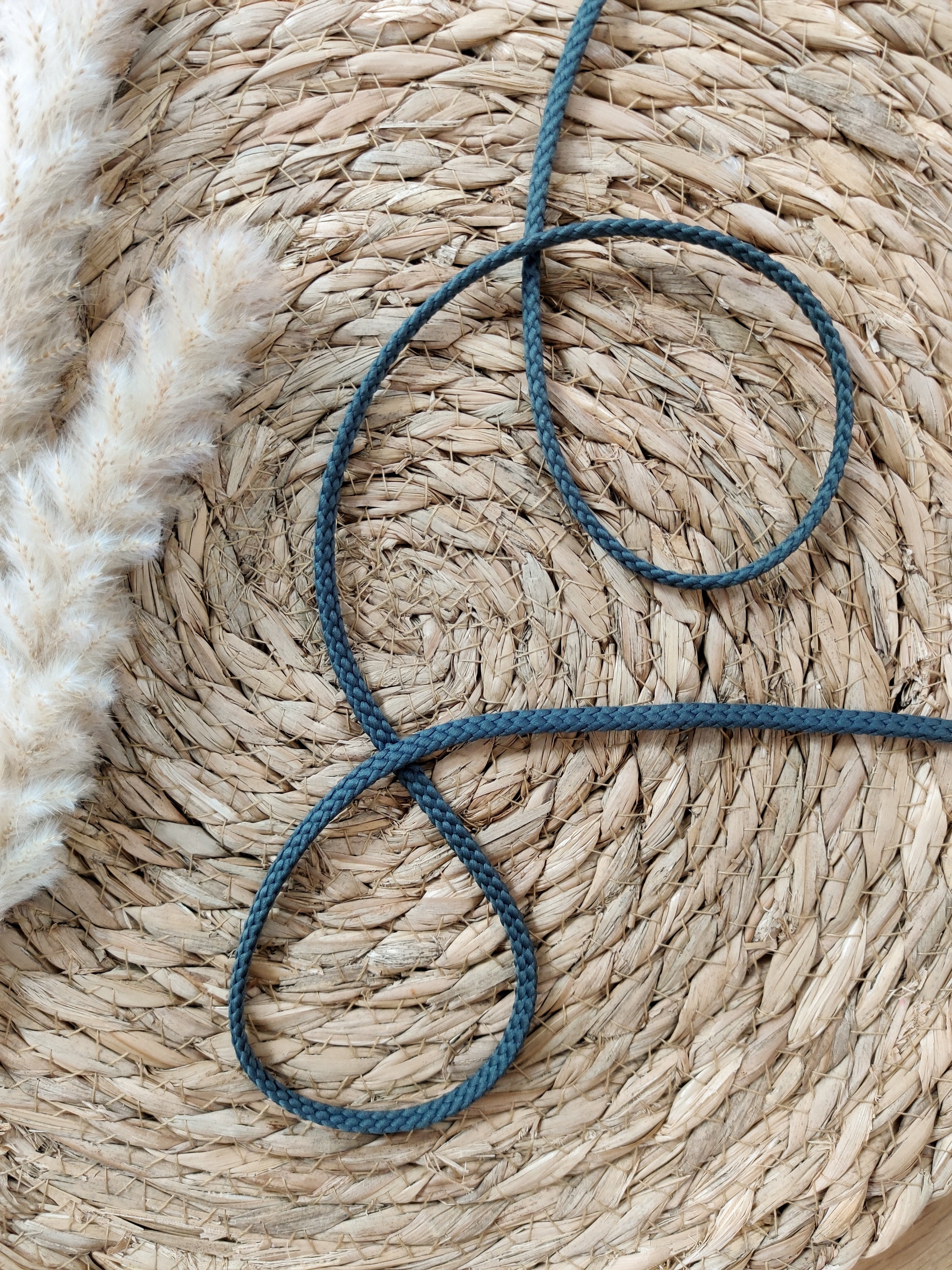 Cordon pour sweat gris foncé 4,5 mm