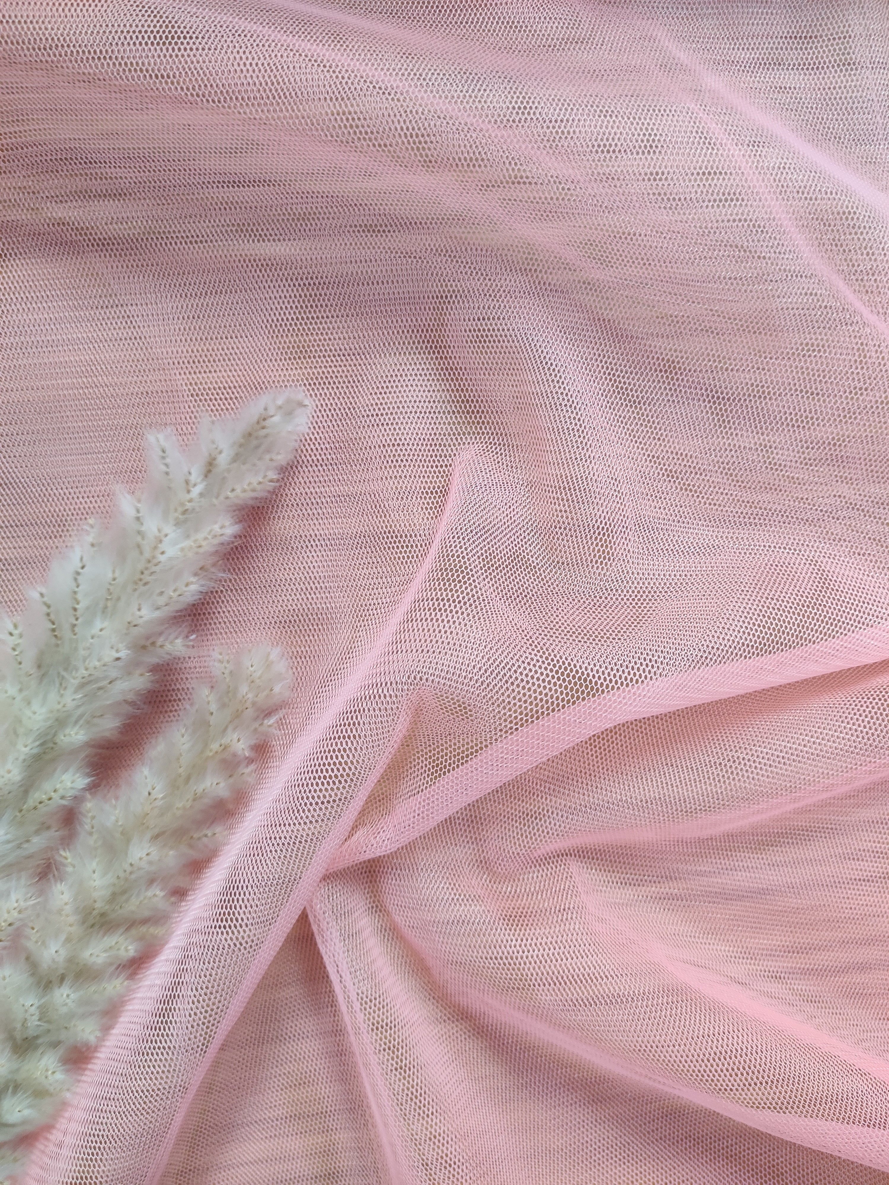 Tulle souple - Rose corail