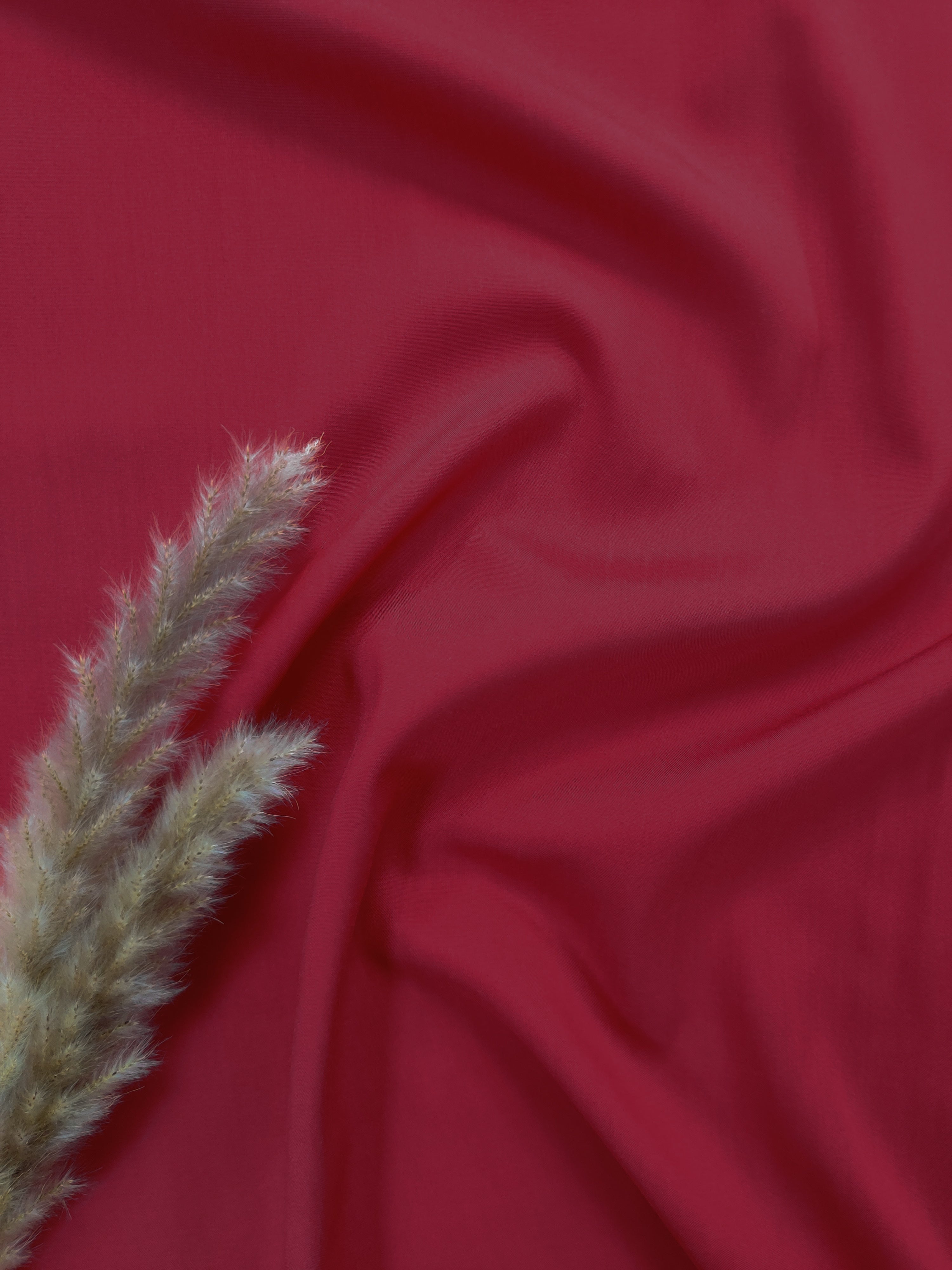 Popeline de viscose - Groseille