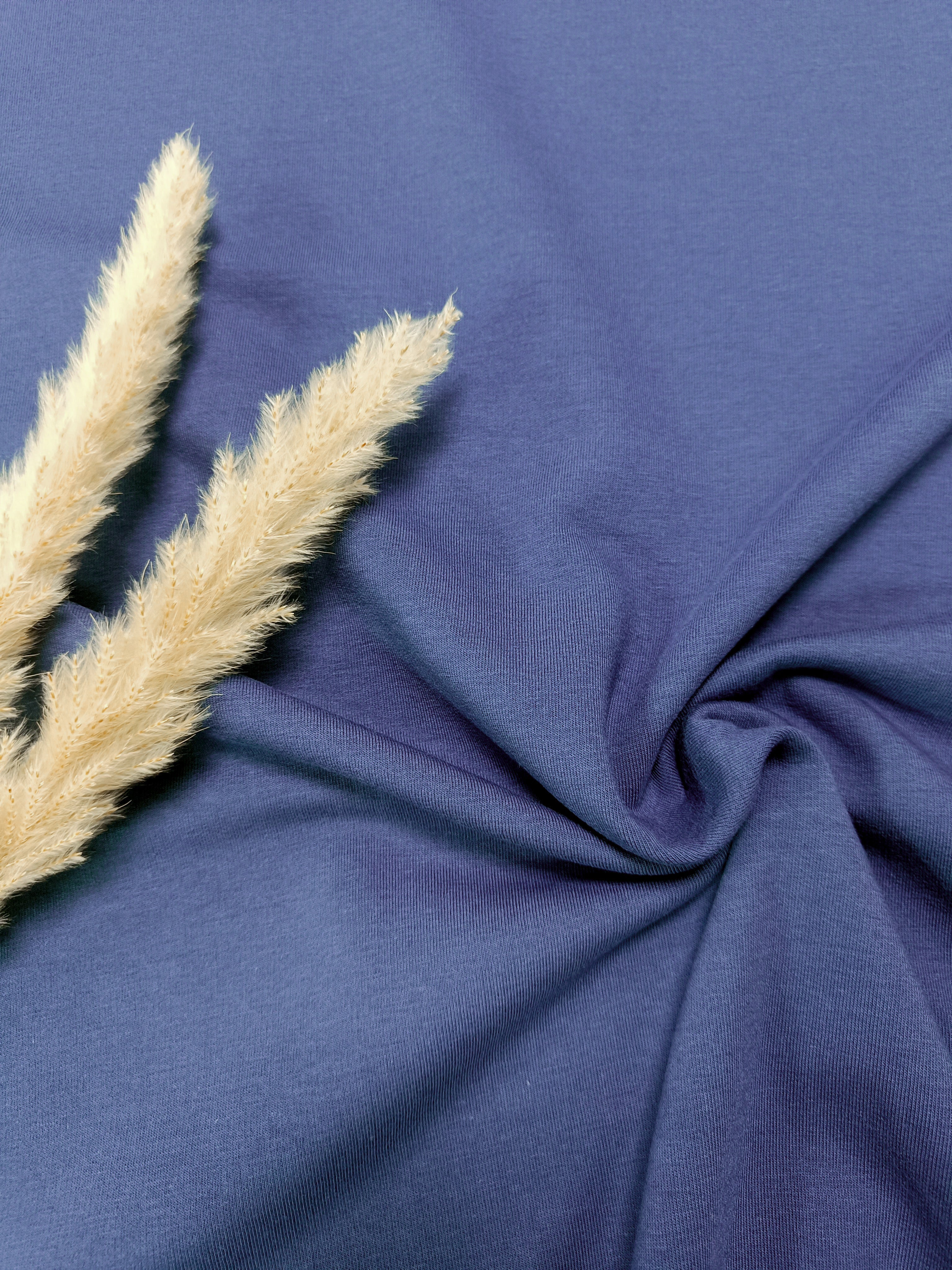 Bord-côte BIO - bleu denim