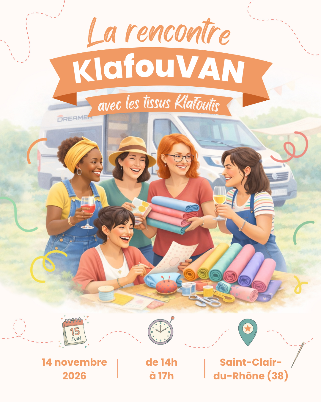 Rencontre KlafouVAN – Saint-Clair-du-Rhône (38) – 14 novembre 2026 (14h)