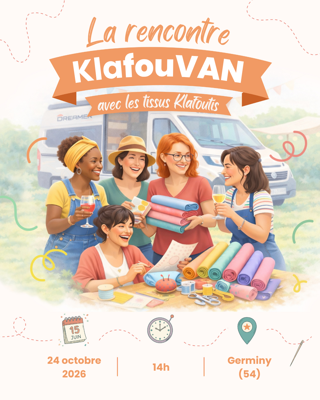 Rencontre KlafouVAN – Germiny – 24 octobre 2026 (14h)