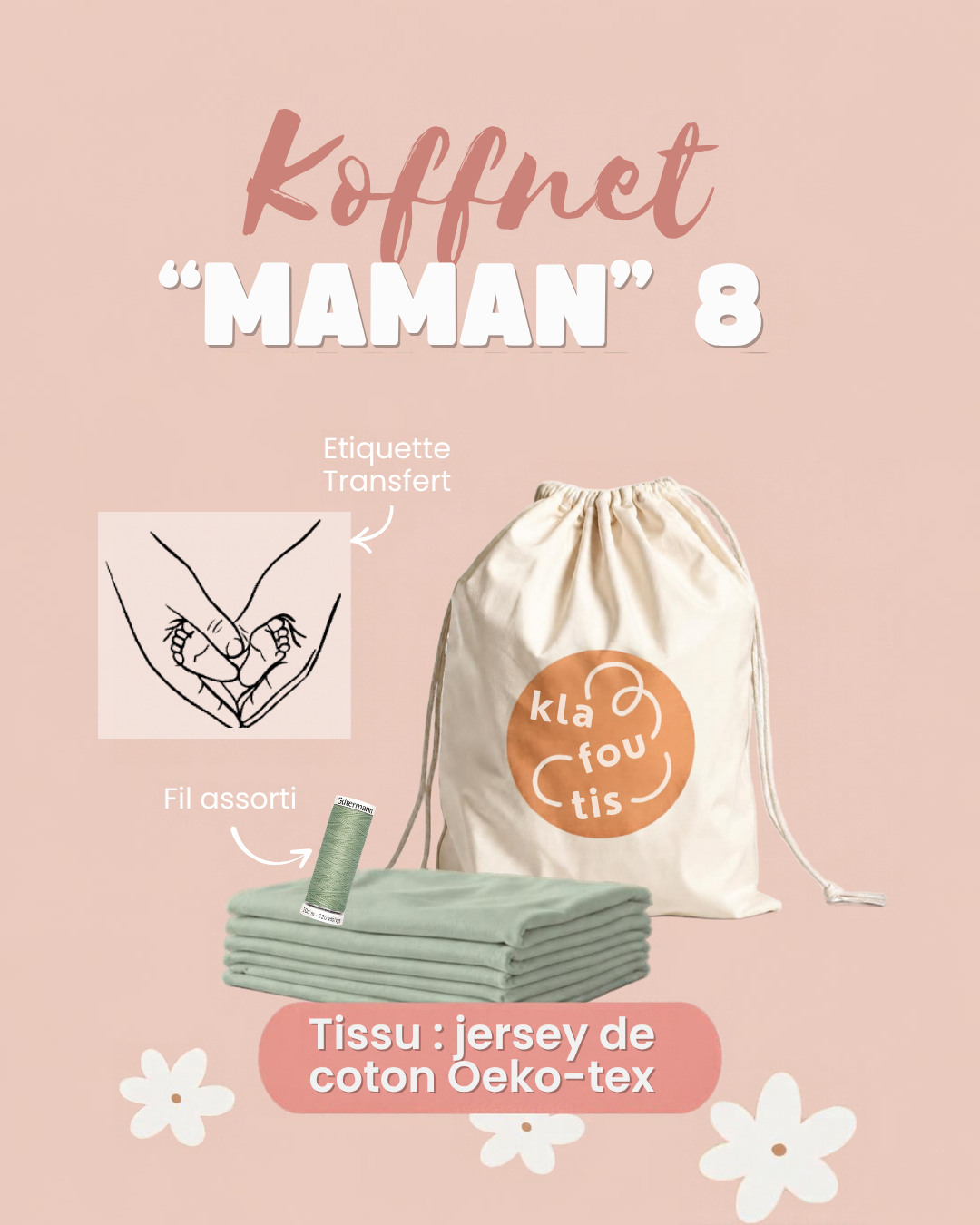 Koffret Maman - un t-shirt dédié aux (futures) mamans