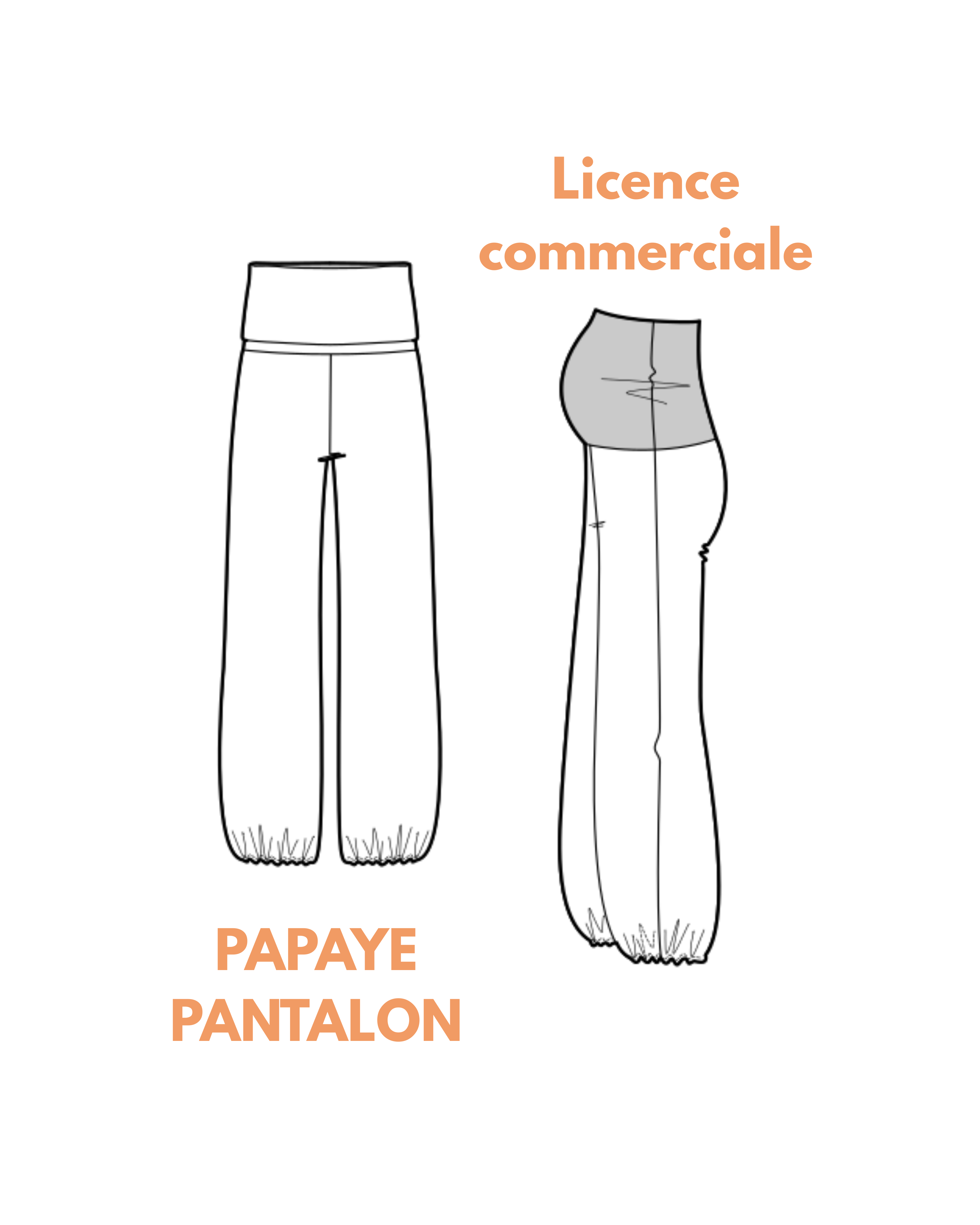 Licence commerciale PAPAYE pantalon