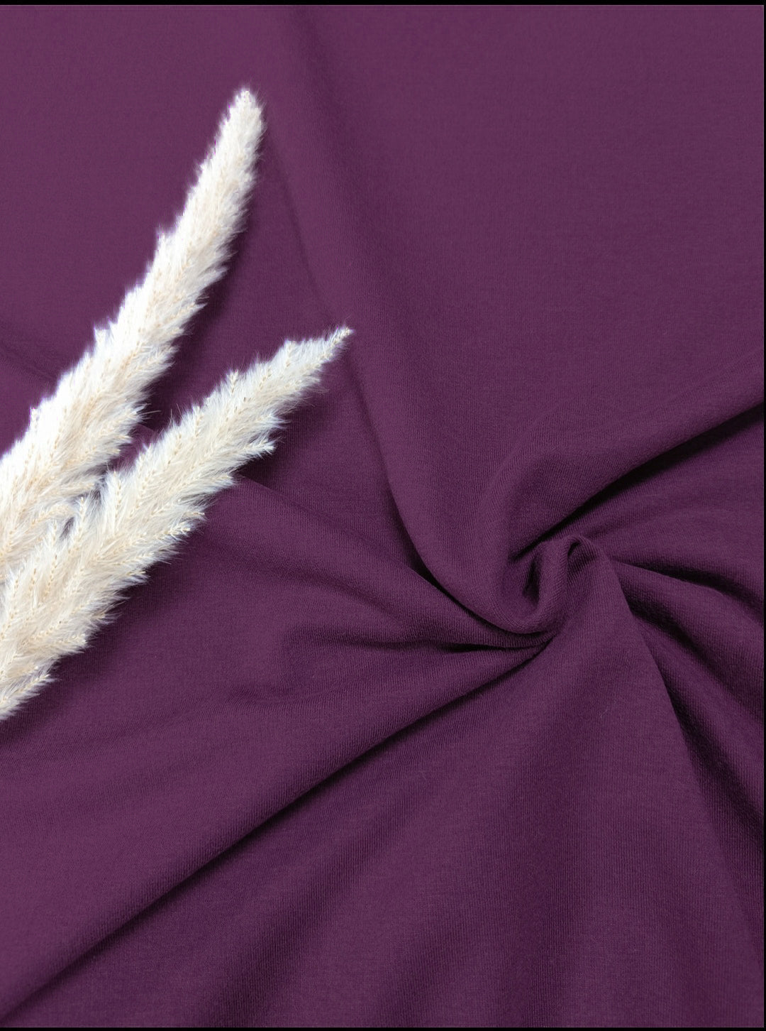 Jersey de coton BIO - Aubergine