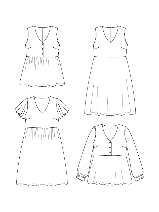 AIRELLE : la robe / blouse aux 1000 versions - VERSION ENFANT