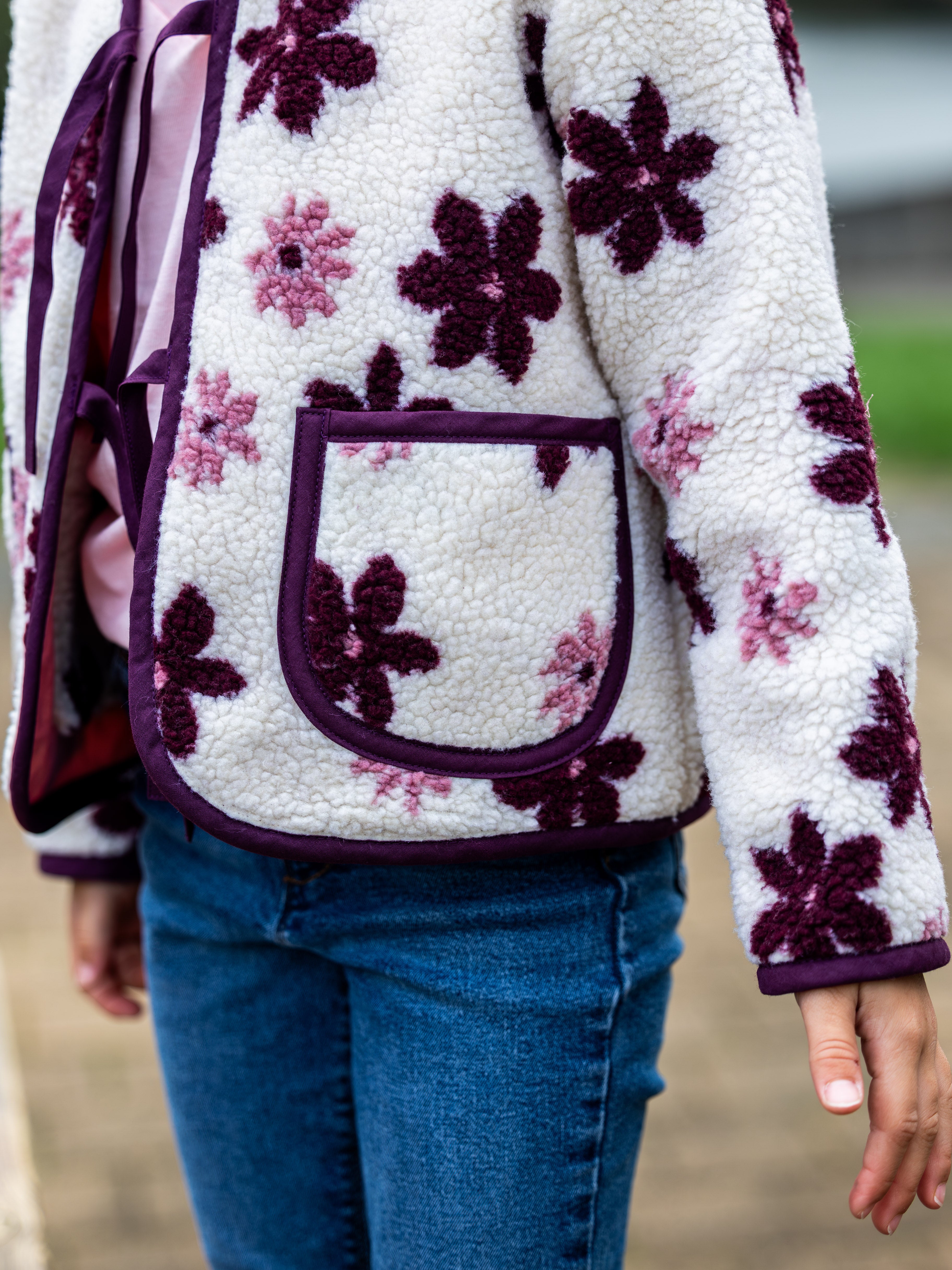 OLIVE : la veste/gilet réversible - ENFANT