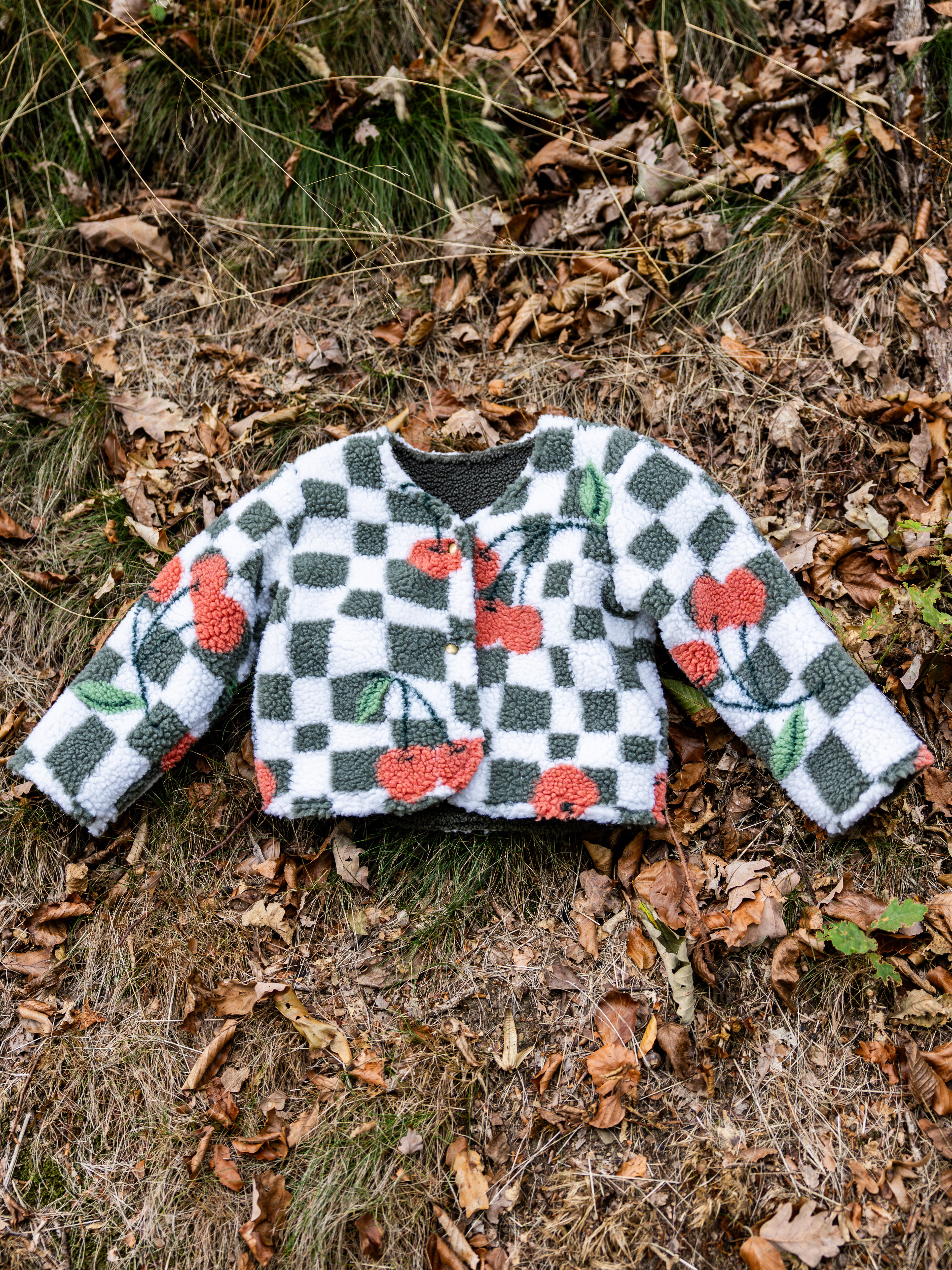 OLIVE : la veste/gilet réversible - ENFANT