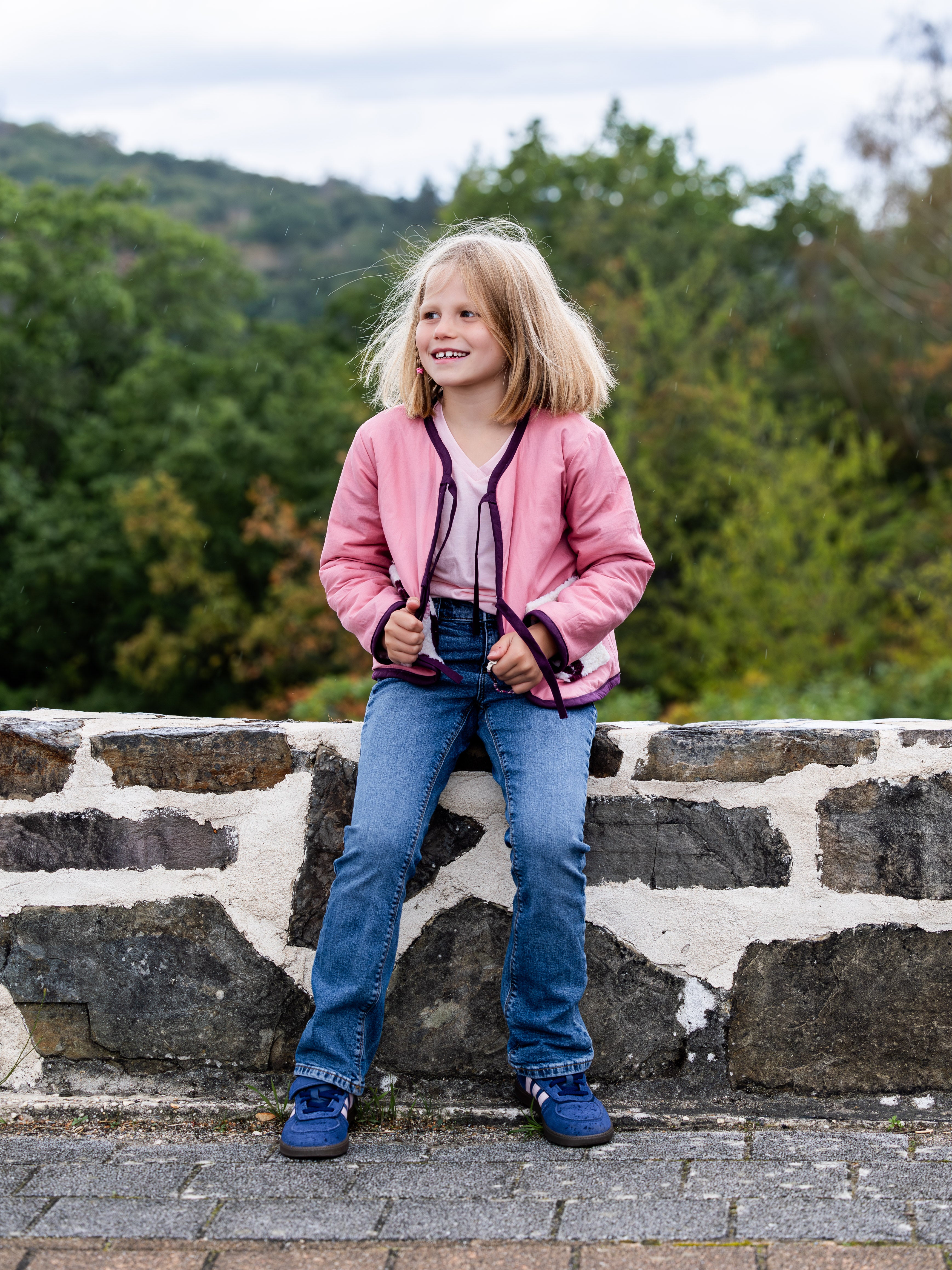 OLIVE : la veste/gilet réversible - ENFANT