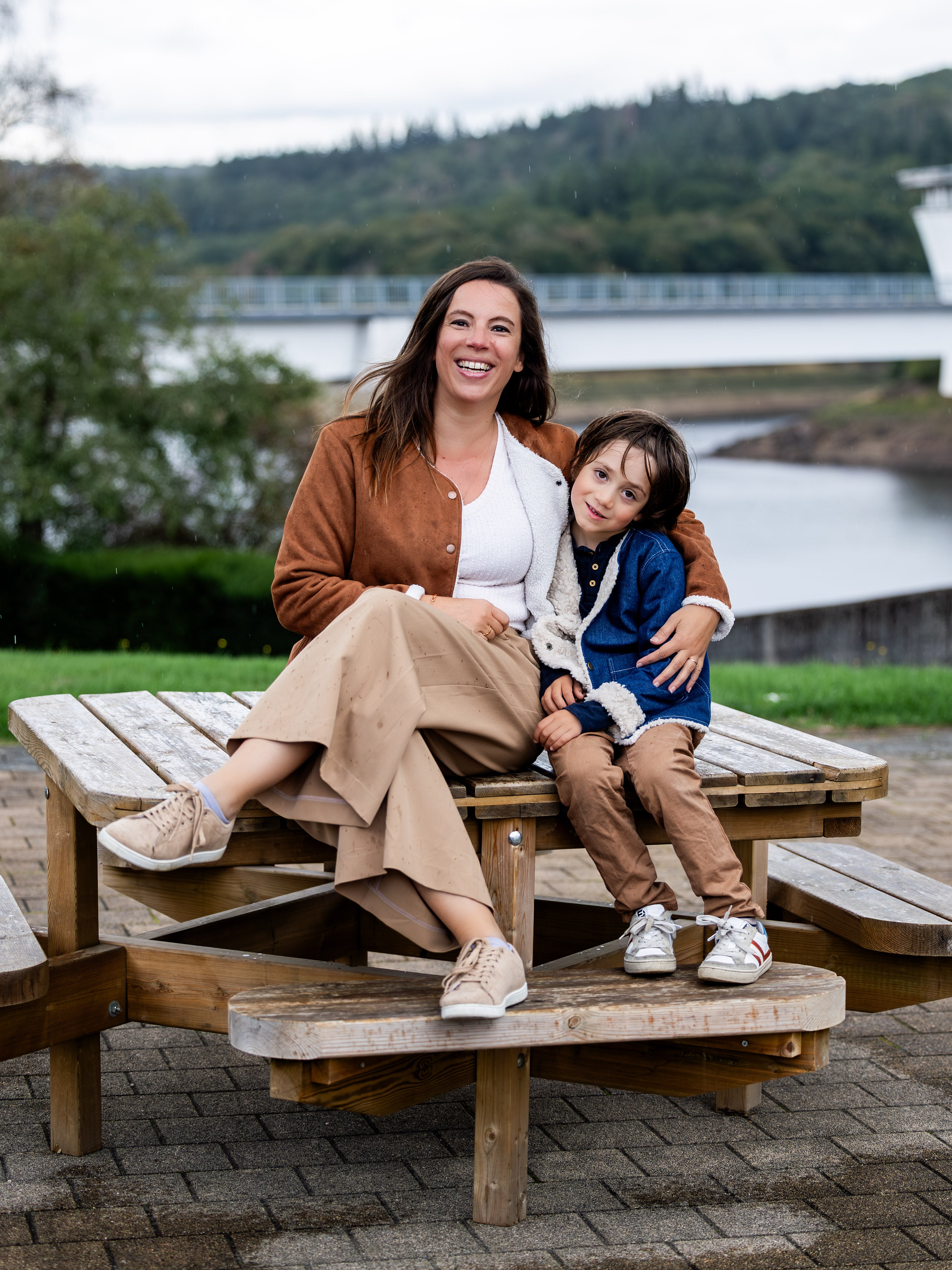 OLIVE : la veste/gilet réversible - ENFANT