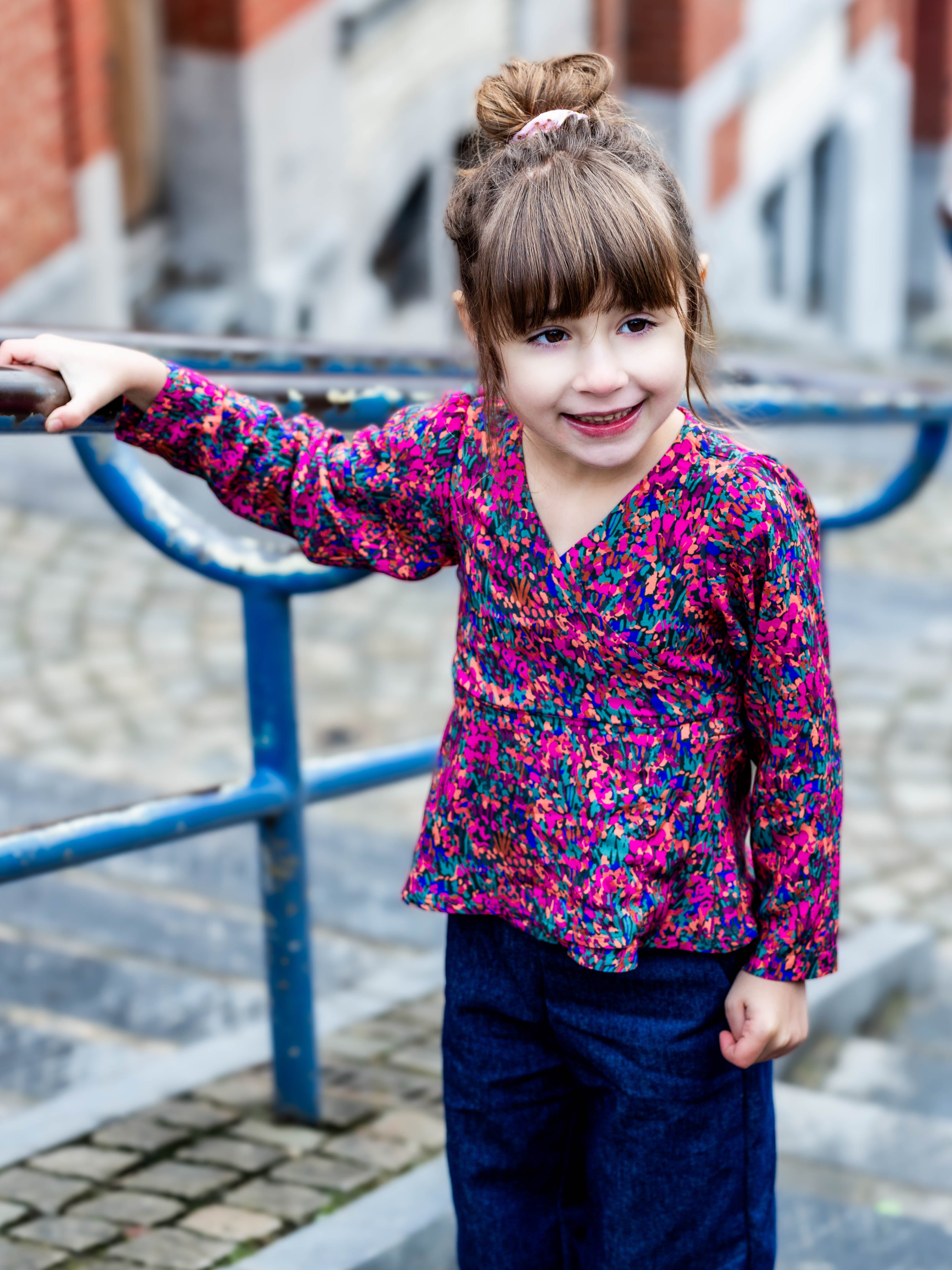 MANDARINE : la robe / blouse portefeuille - ENFANT 2-12 ans
