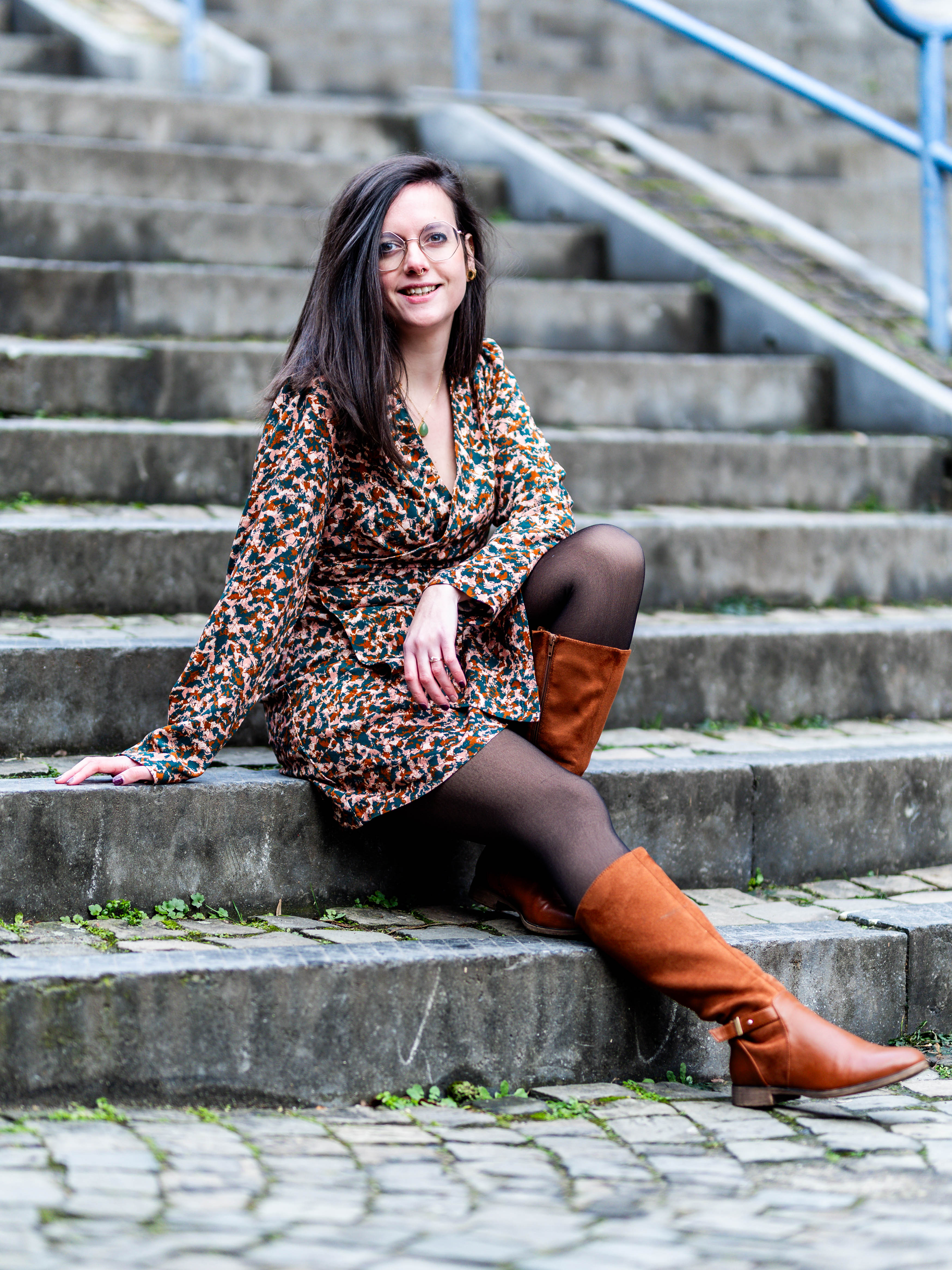 MANDARINE : la robe / blouse portefeuille - PACK FAMILLE