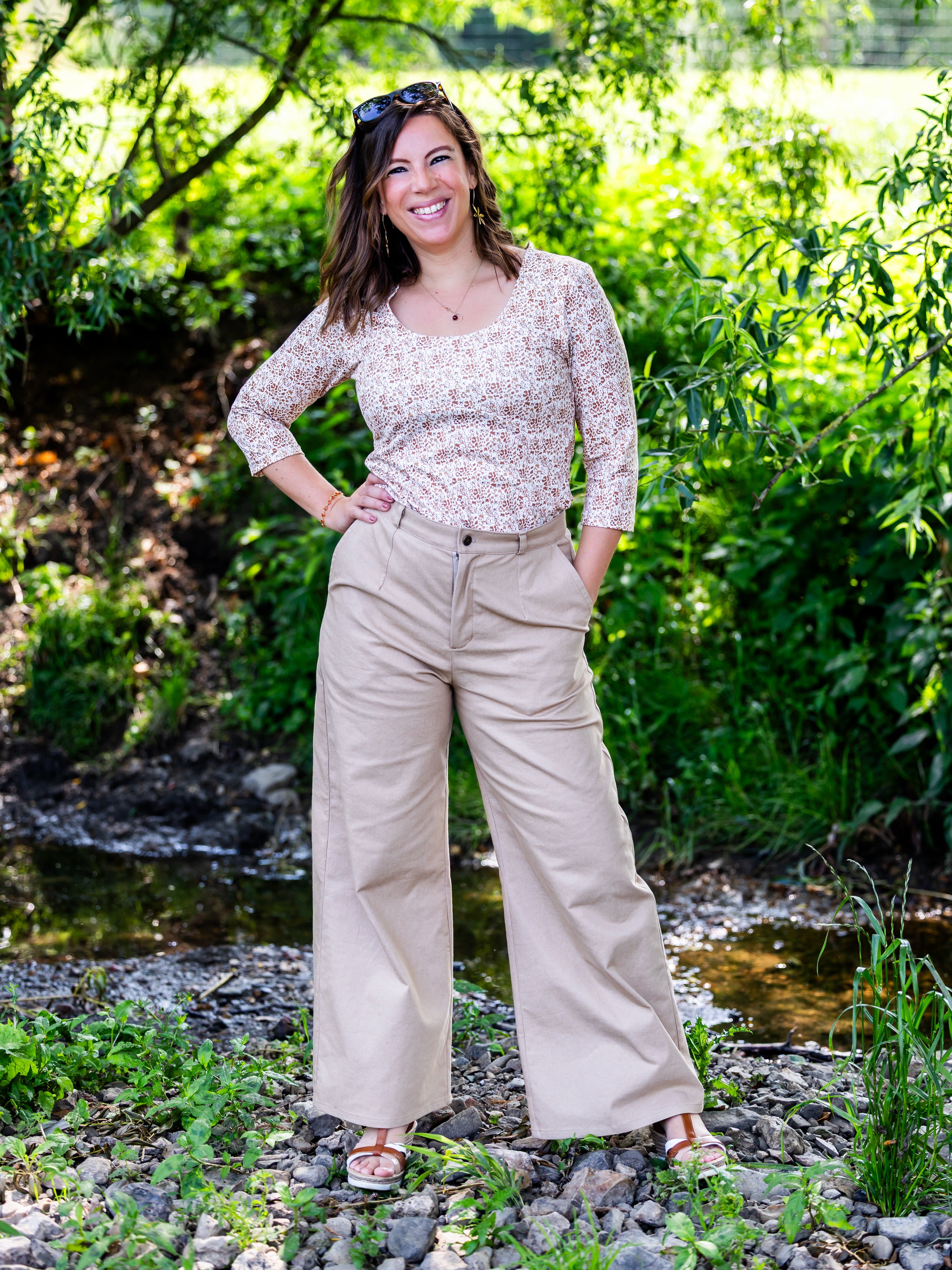 Jeans stretch - Beige
