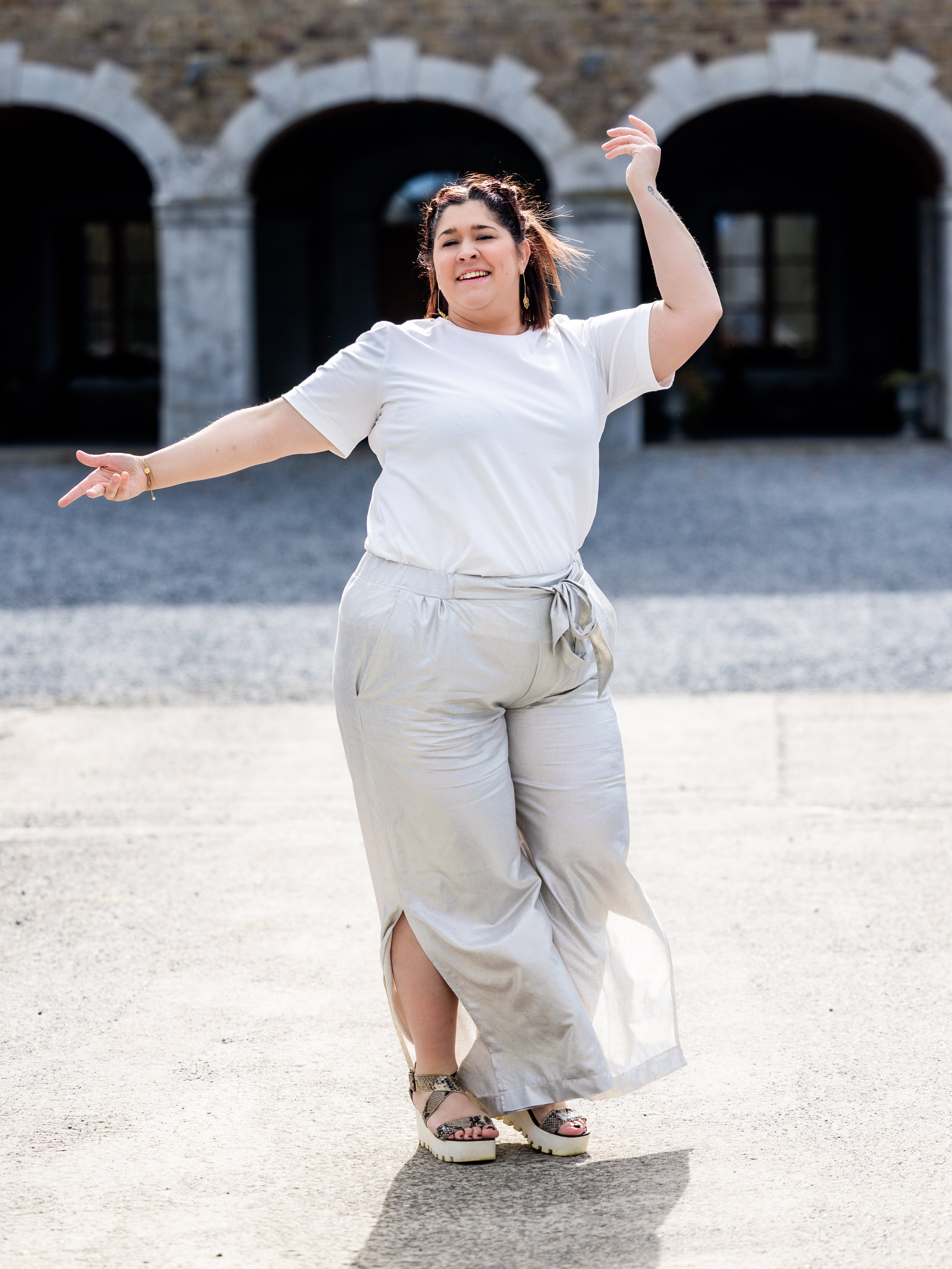 NASHI - le pantalon palazzo - FEMME