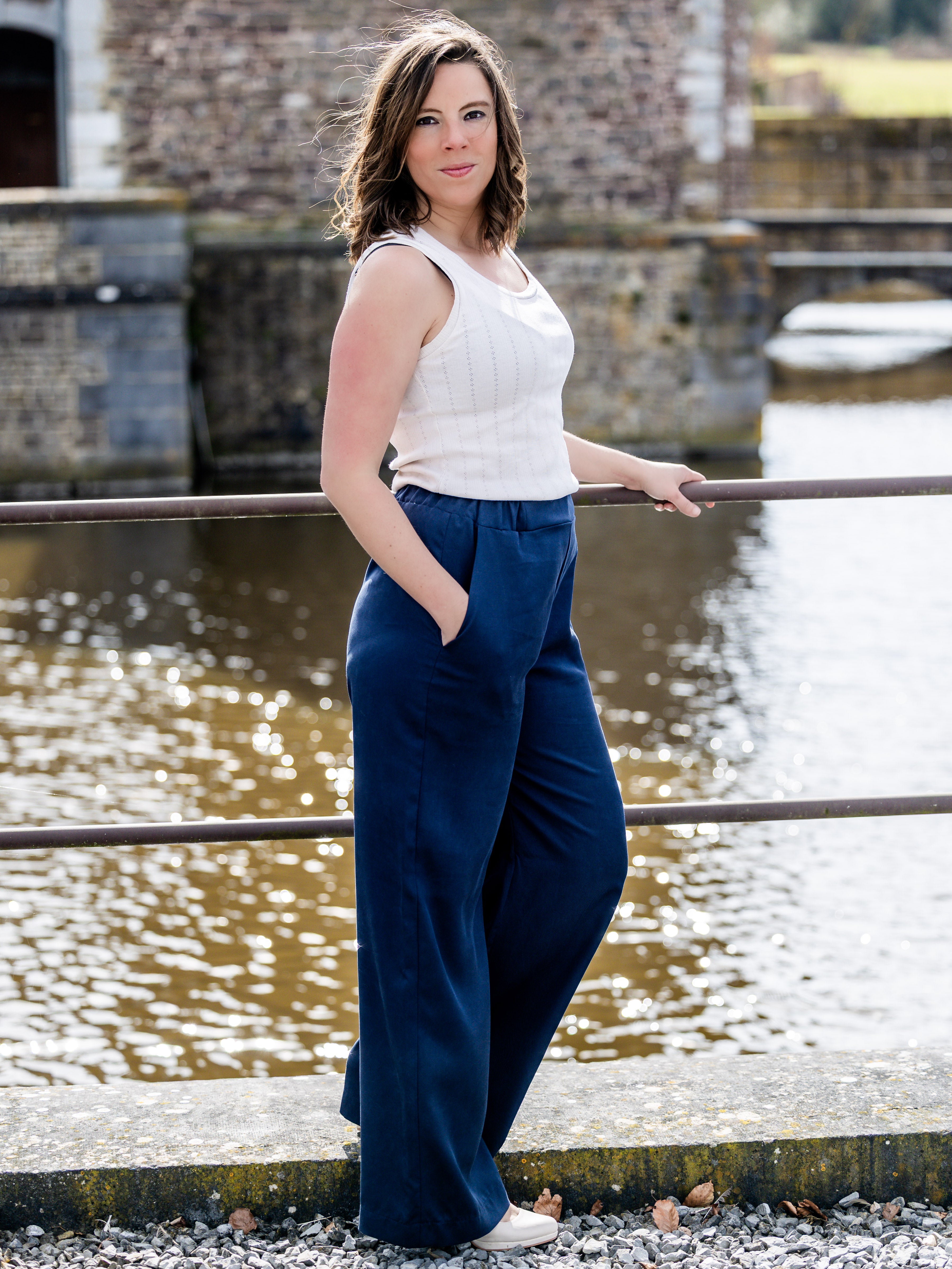 NASHI - le pantalon palazzo - FEMME