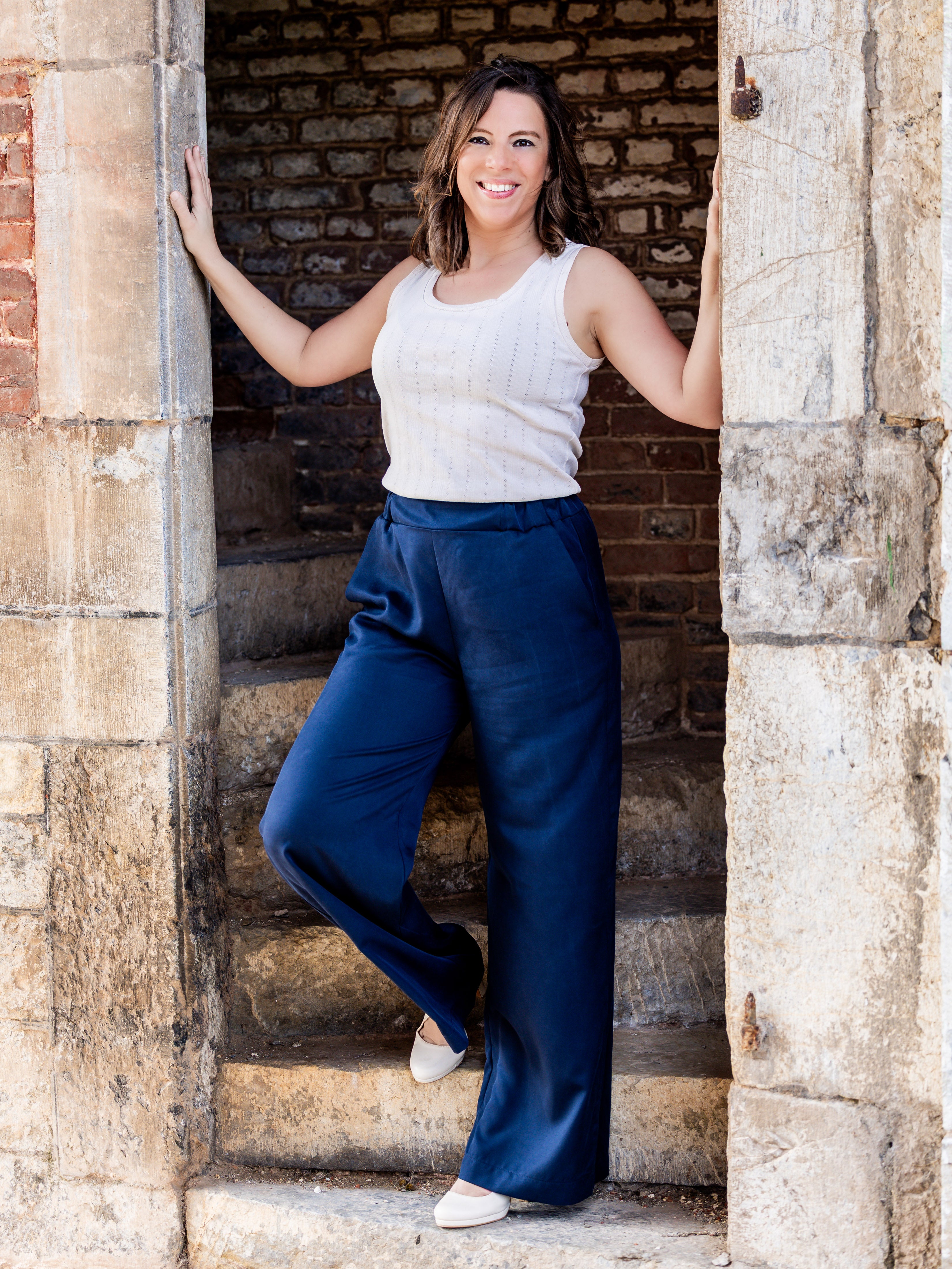 NASHI - le pantalon palazzo - FEMME