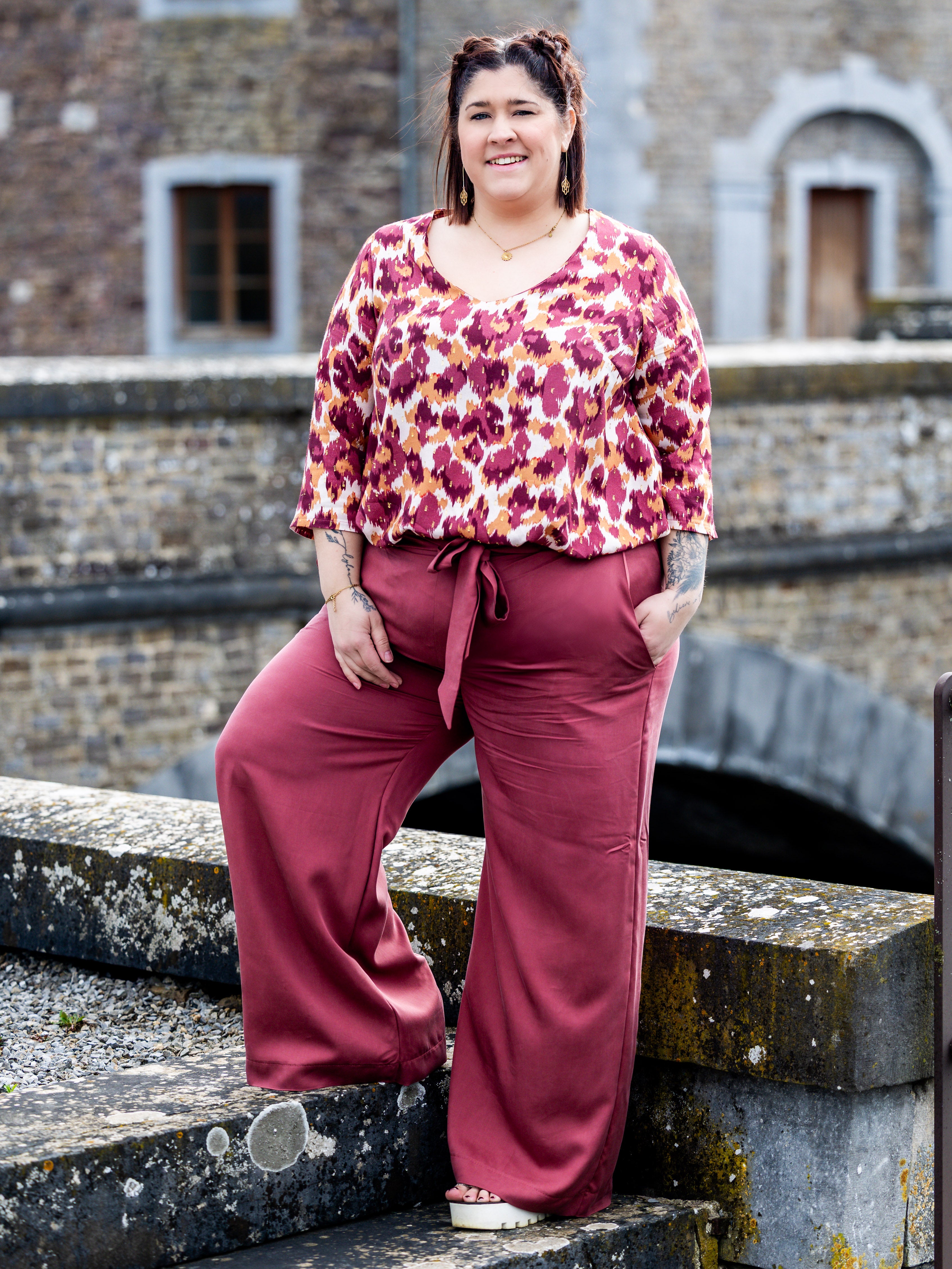NASHI - le pantalon palazzo - FEMME