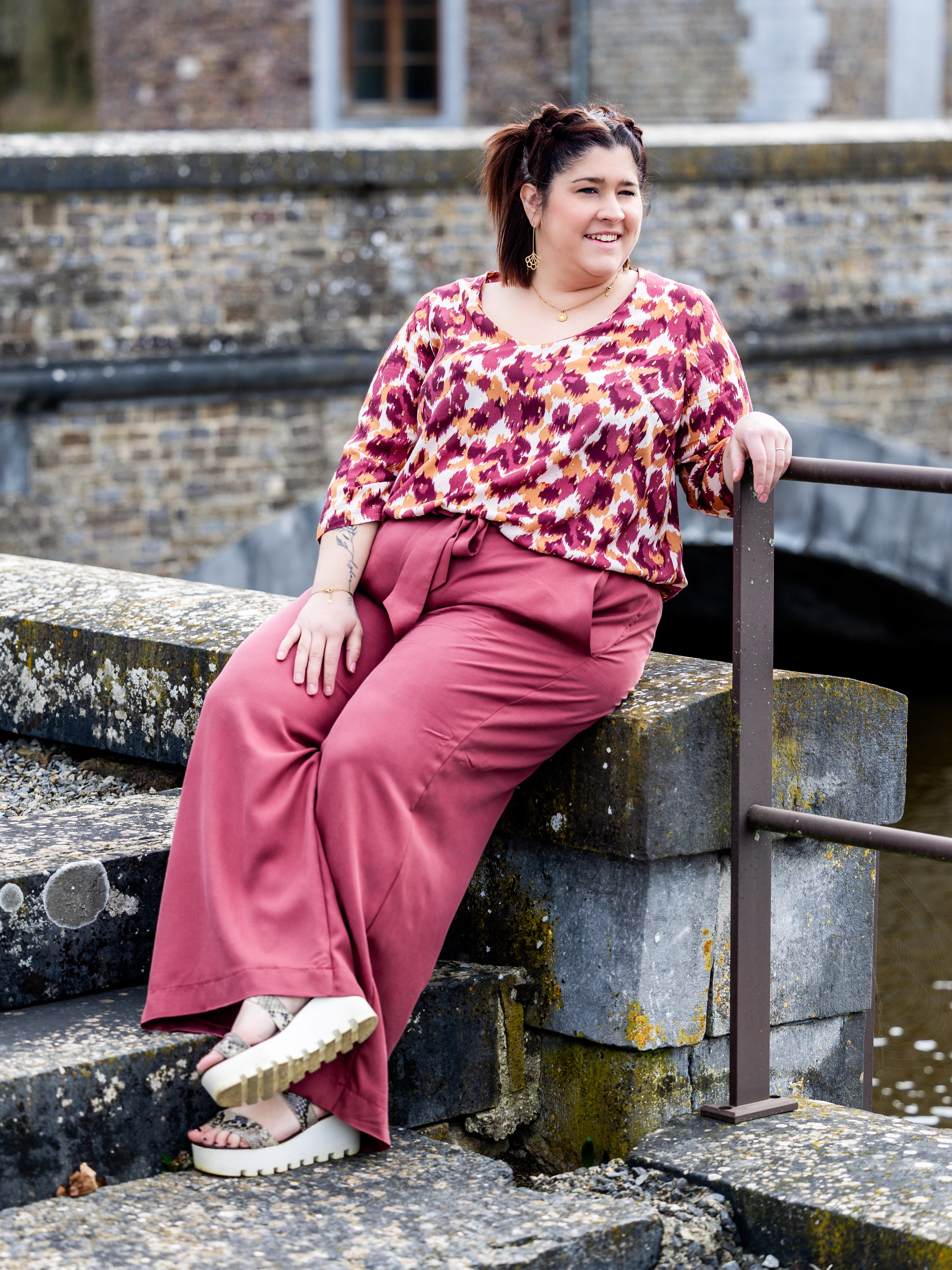 NASHI - le pantalon palazzo - FEMME