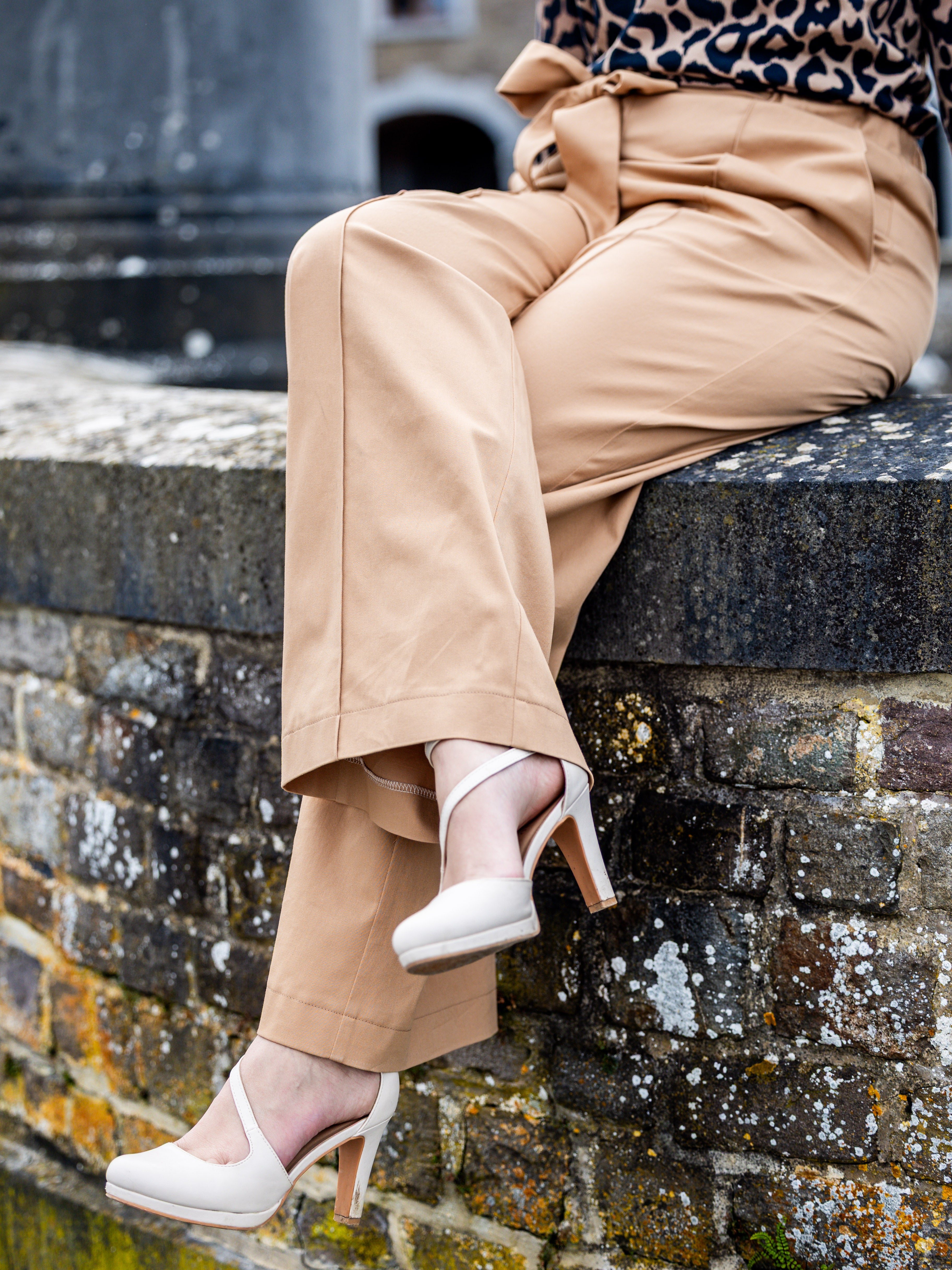 Satin de Coton stretch - Beige camel clair
