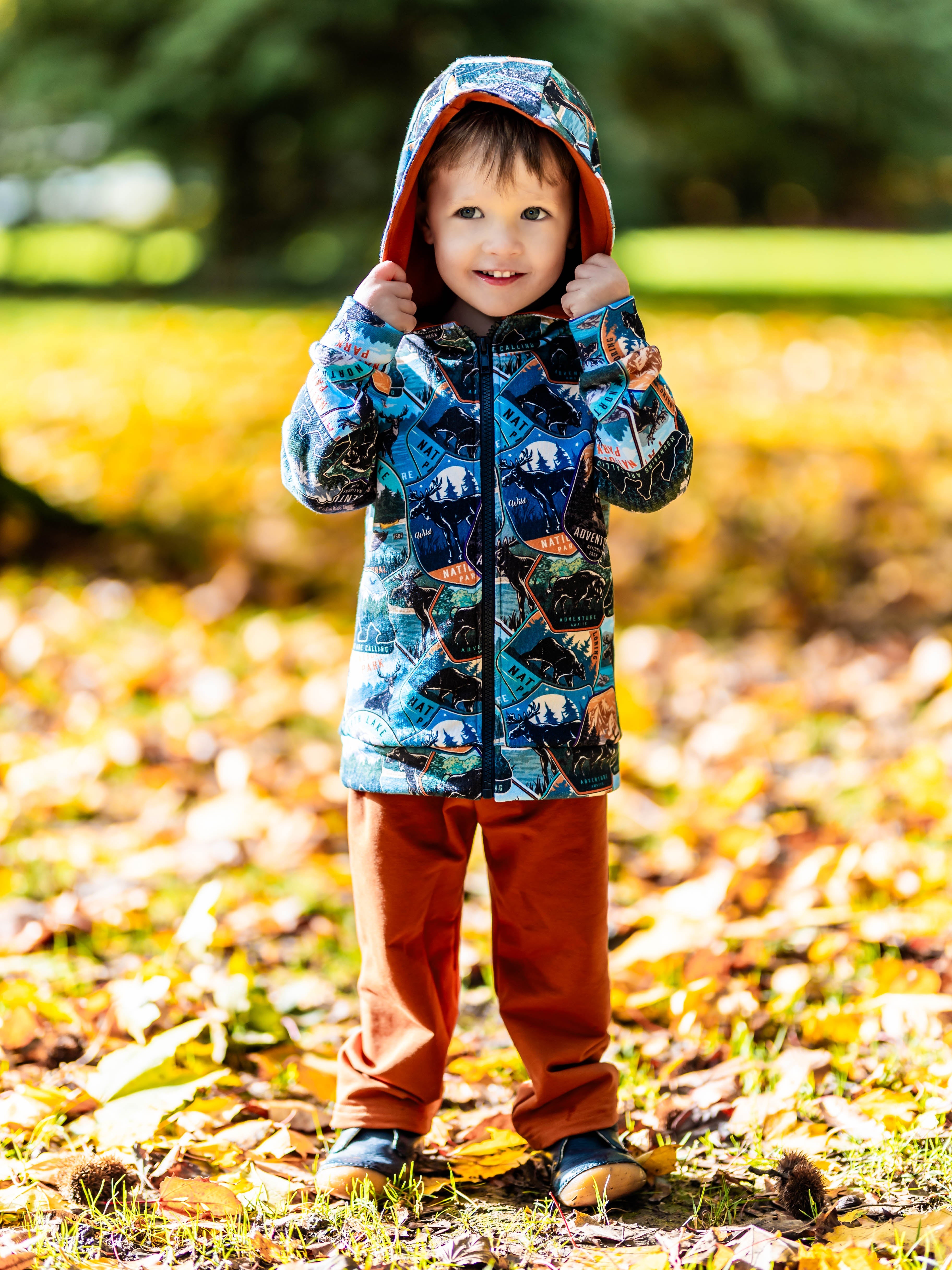 Macadamia : LE sweat / veste zippée à capuche - VERSION BEBE