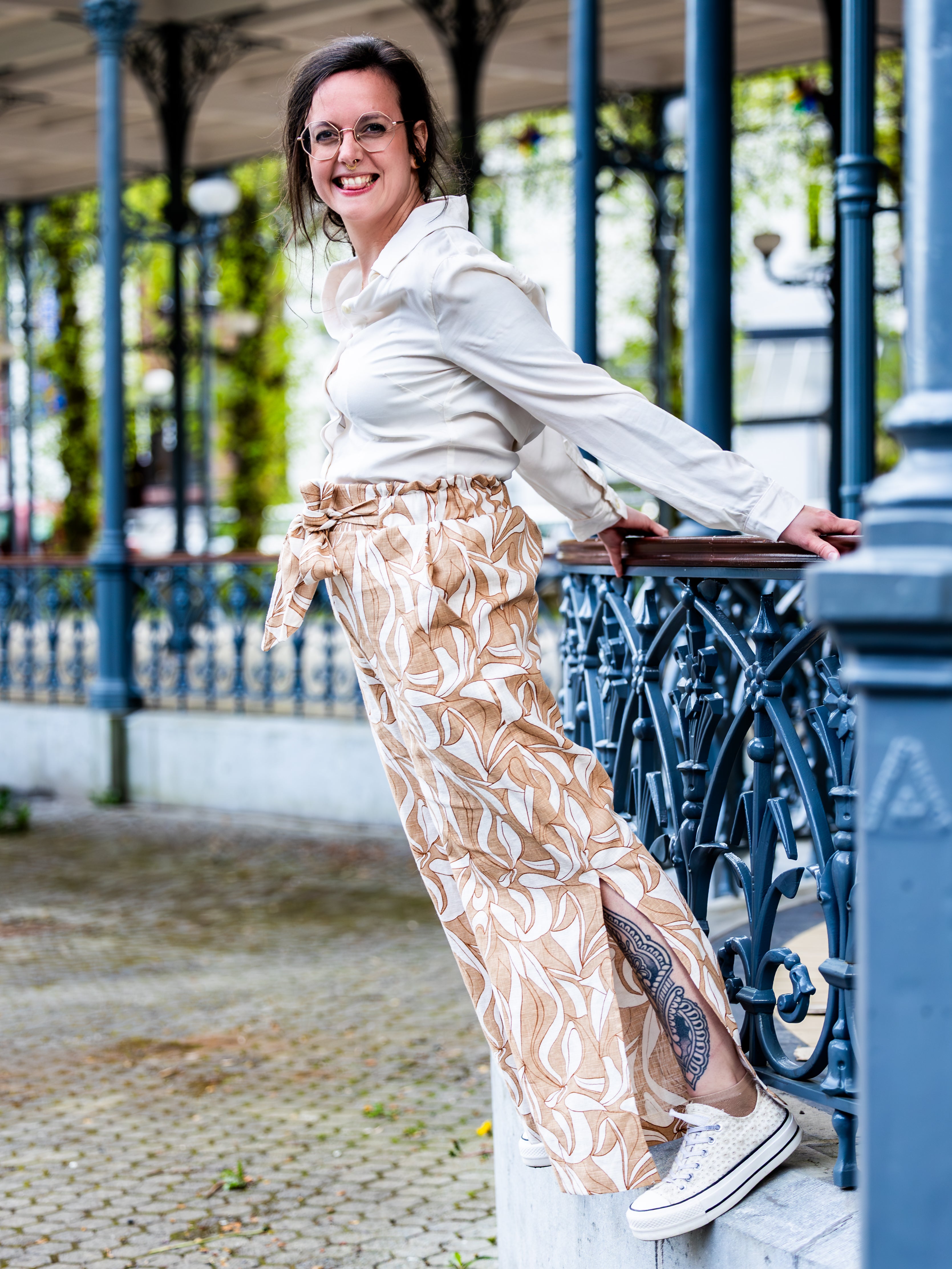 NASHI - le pantalon palazzo - FEMME