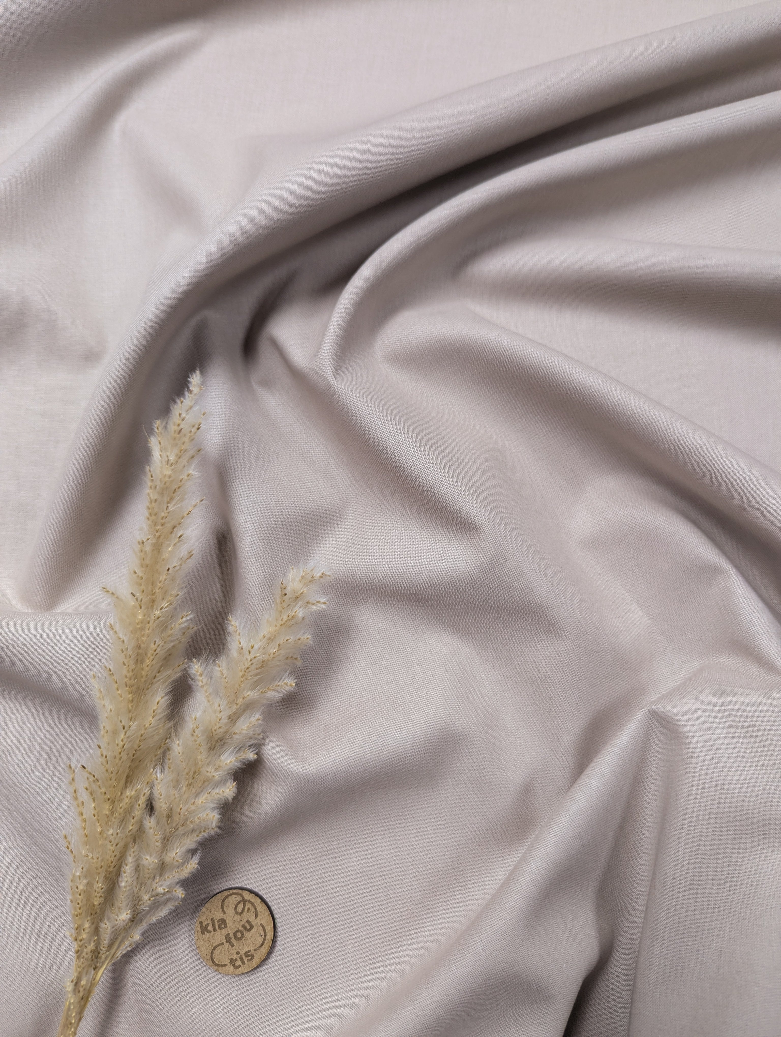 Popeline de Coton - Beige sable