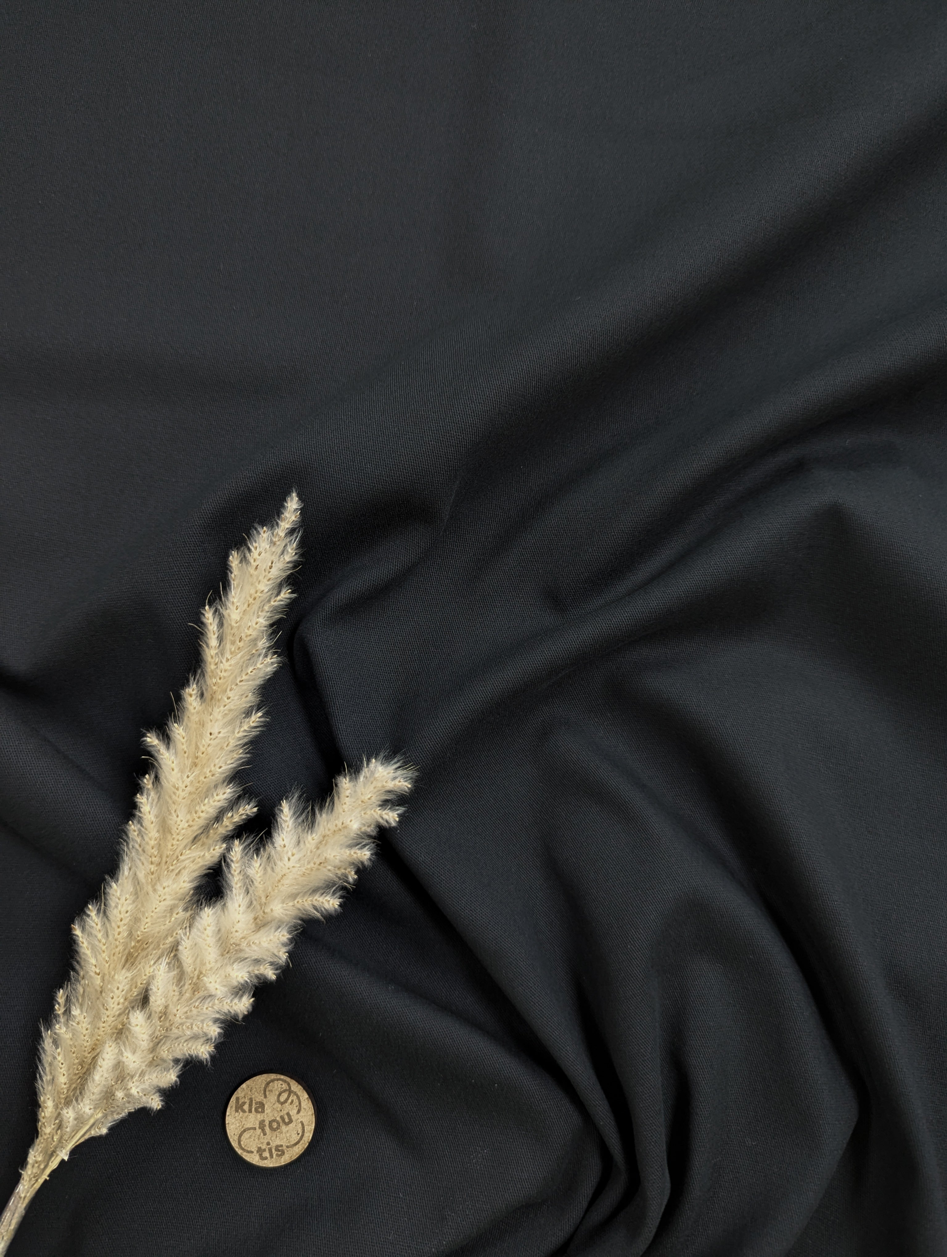 Chino de coton stretch - noir