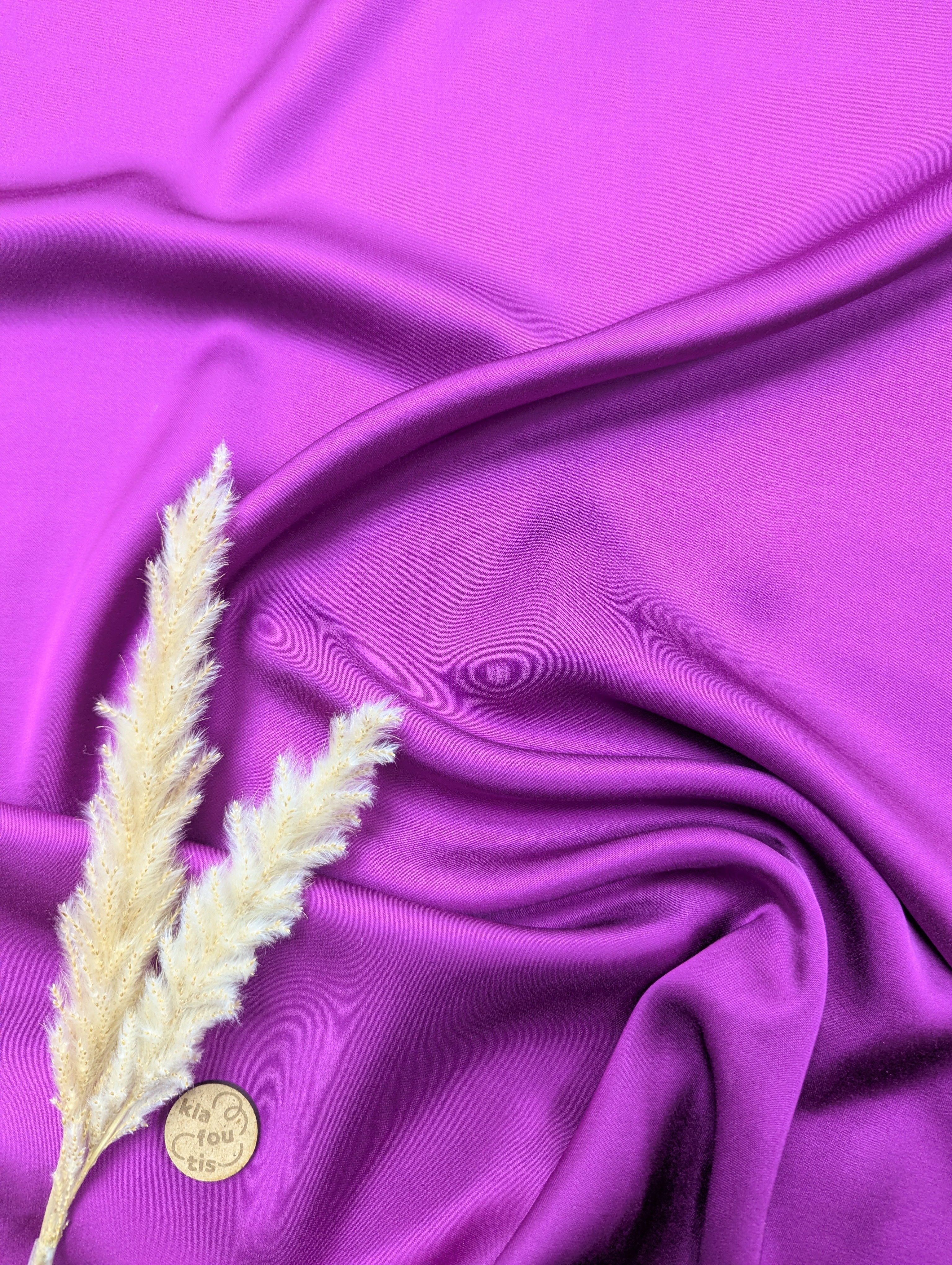 Satin de viscose - Magenta