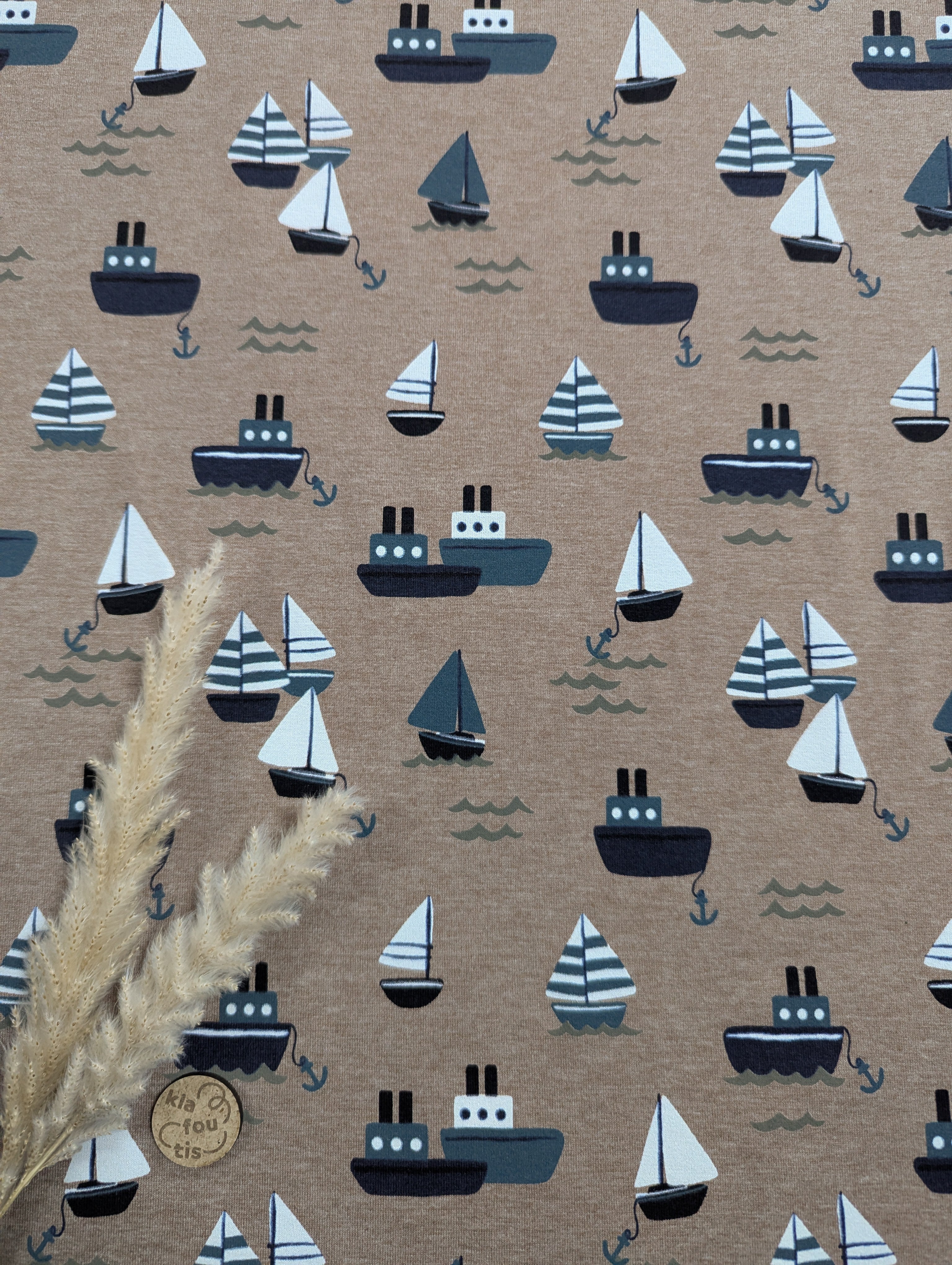 Jersey café au lait chiné - Voyage en mer