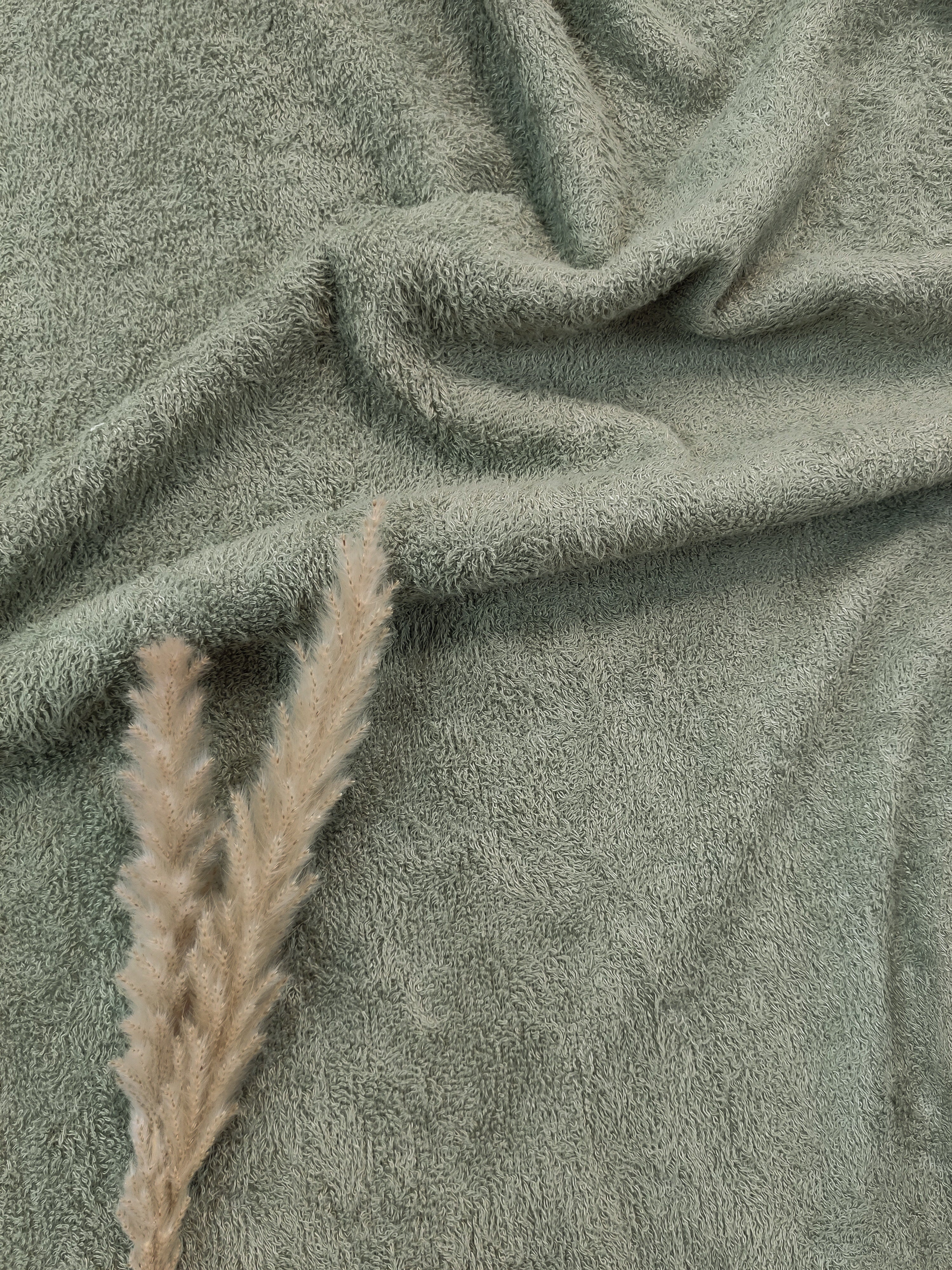Eponge de bambou 90% - vert kaki clair