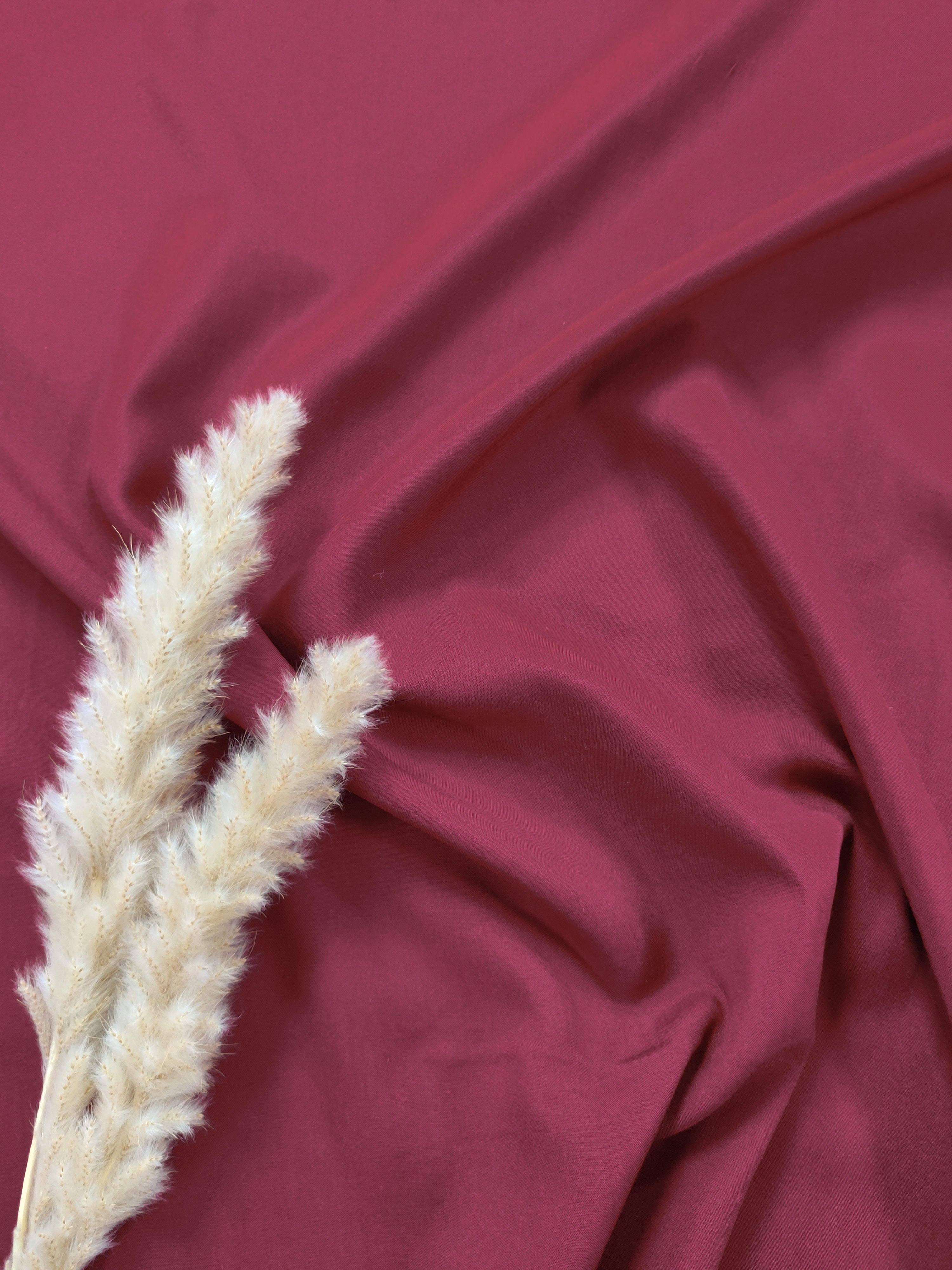 Popeline de viscose - Bordeaux