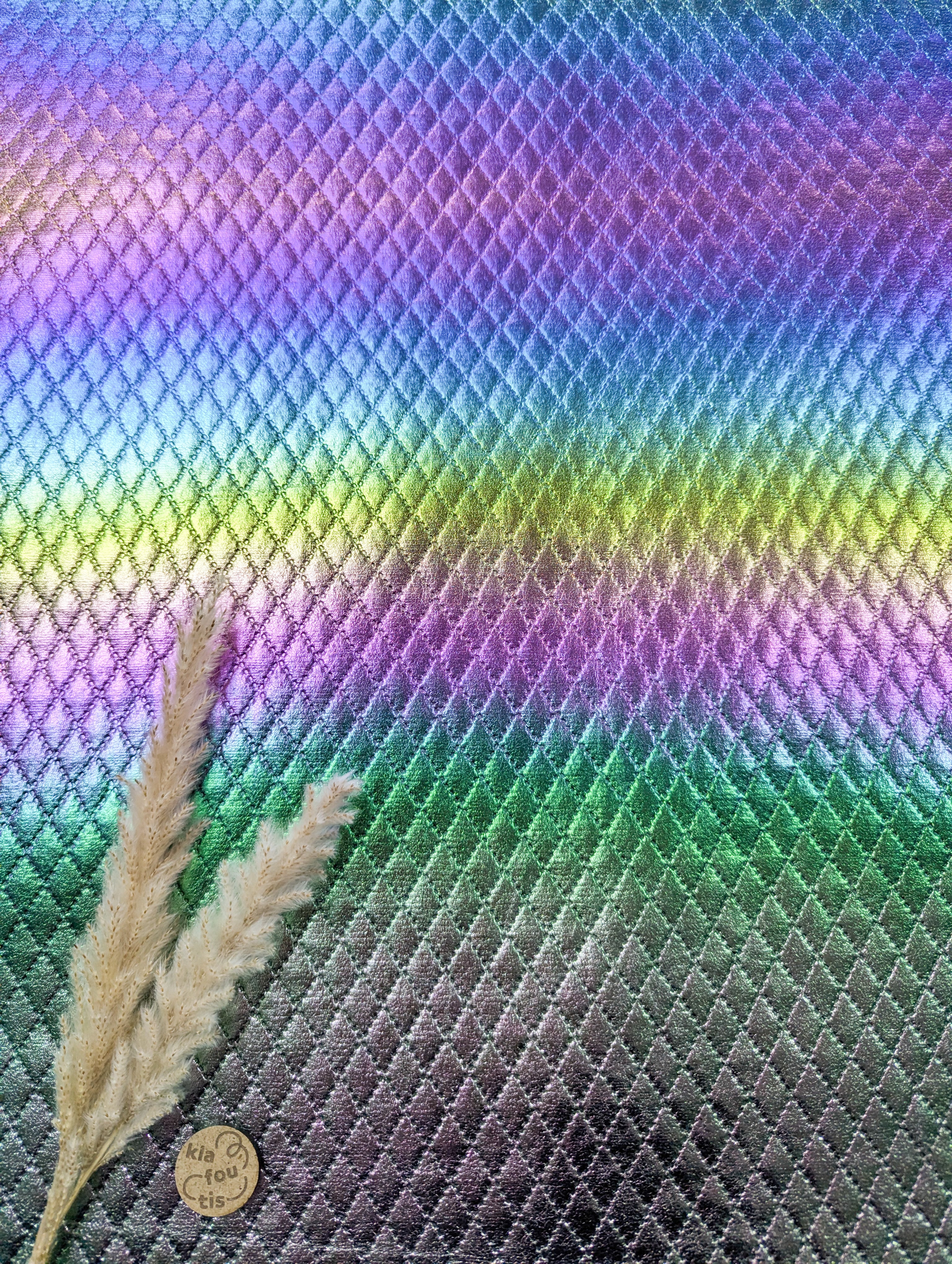 Matelassé très léger - Reflets multicolores