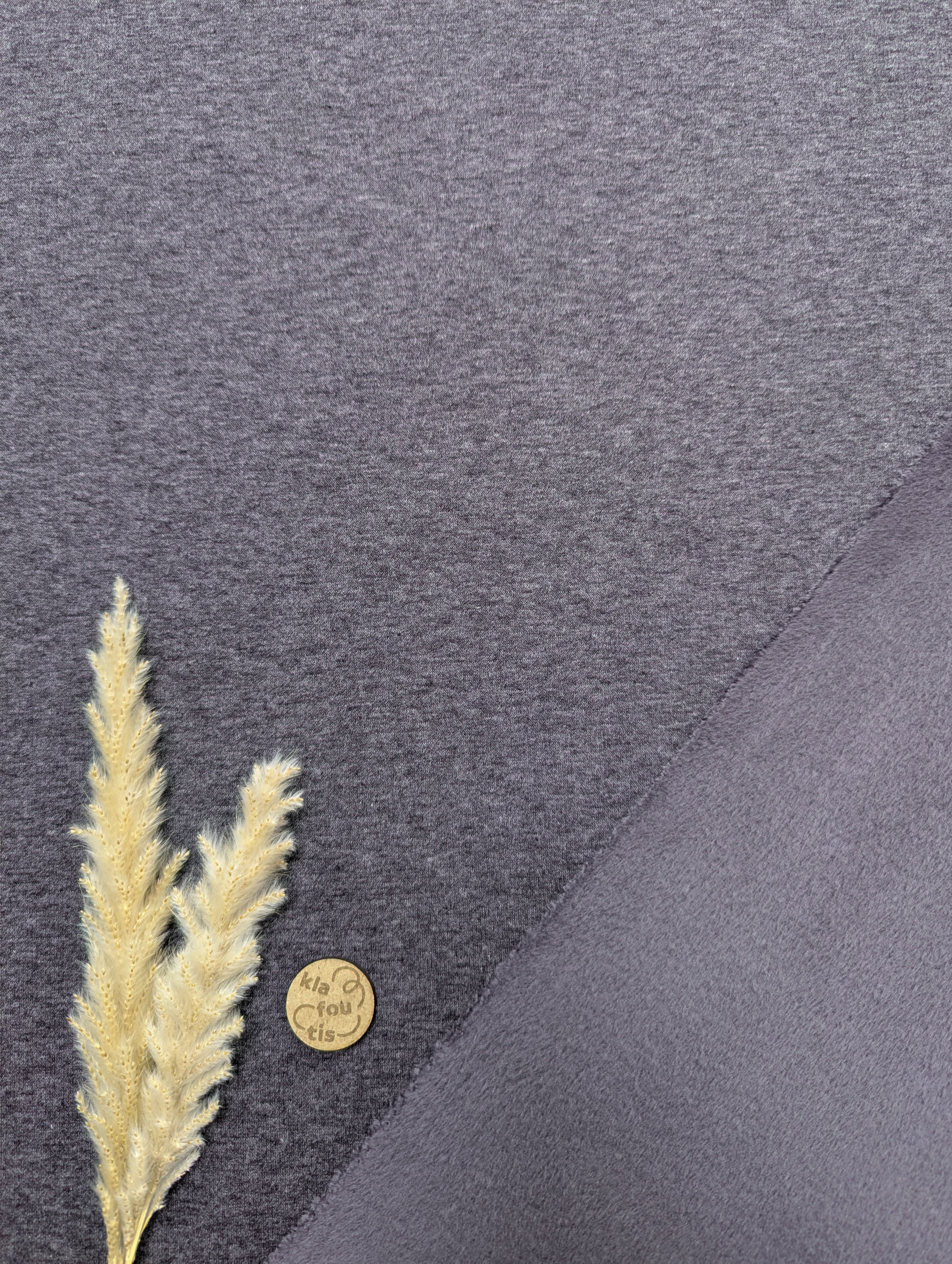 Sweat polaire alpin - gris foncé chiné