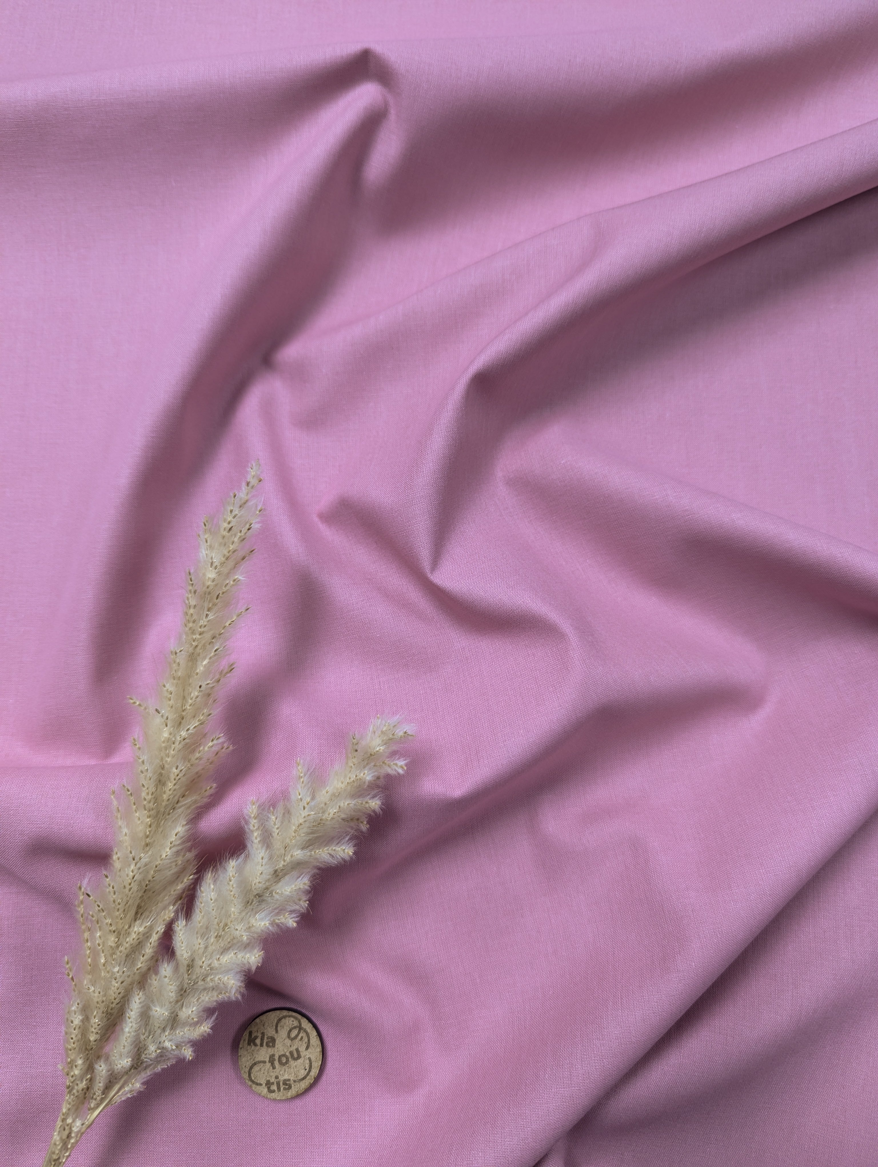 Popeline de Coton - Rose