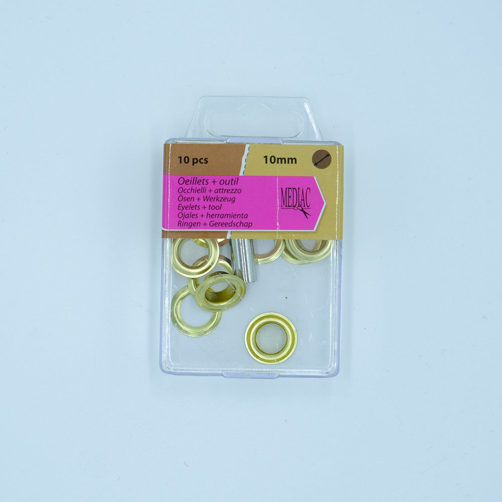Œillets 10 mm - 3 coloris